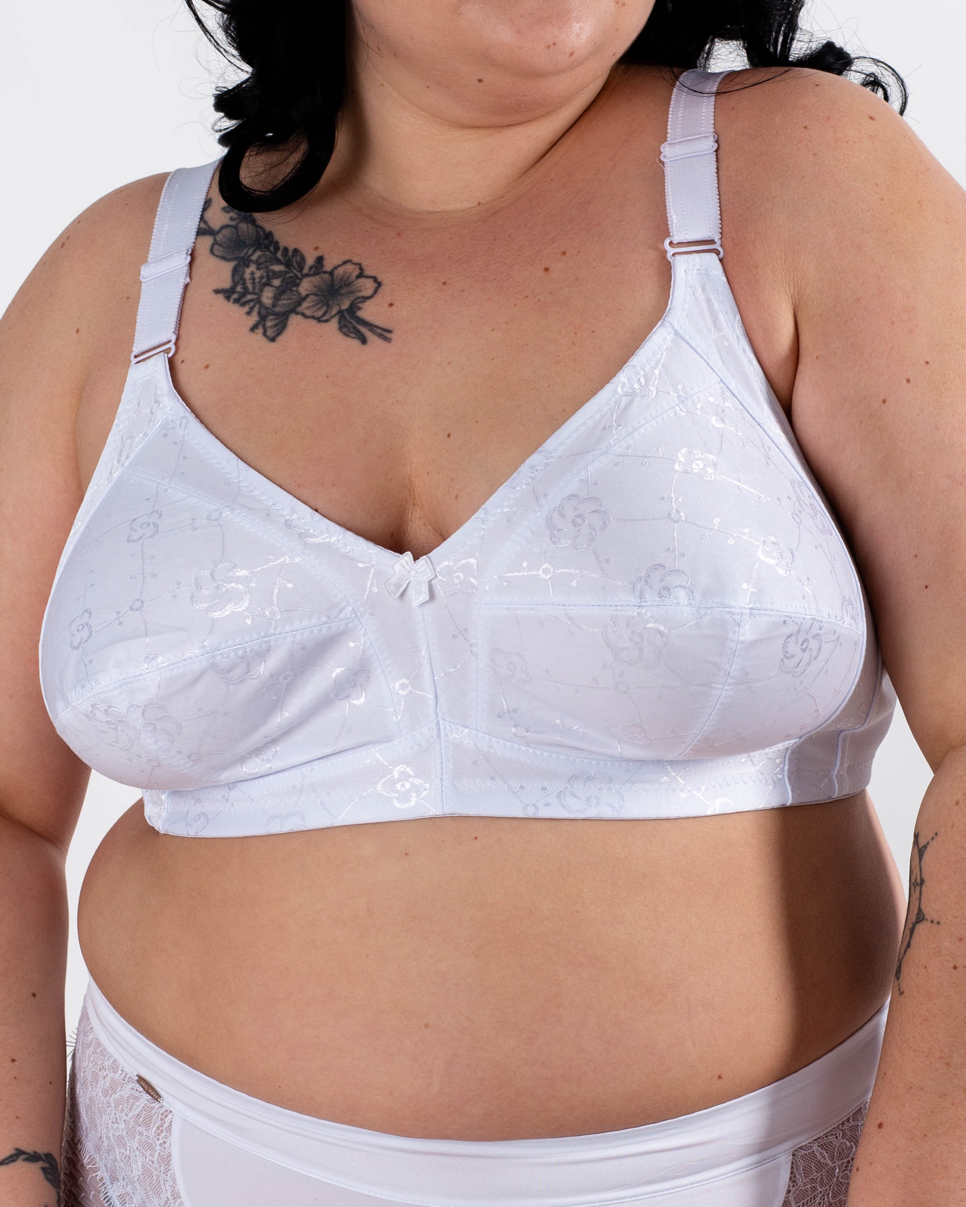 Бюстгальтер без кісточок Luerrose 556 білий 5522-1