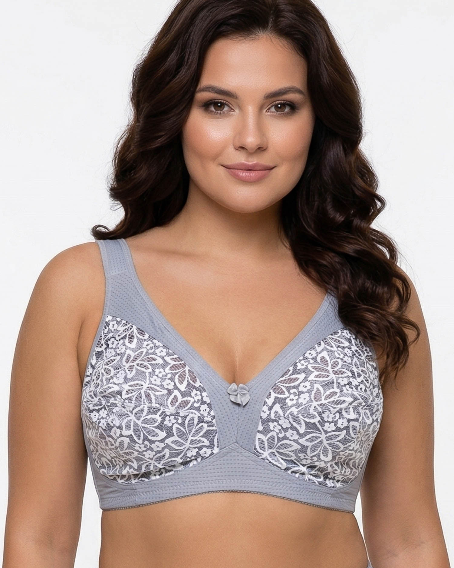 Бюстгальтер без косточек Sofelinna 11243 серый K5203-2