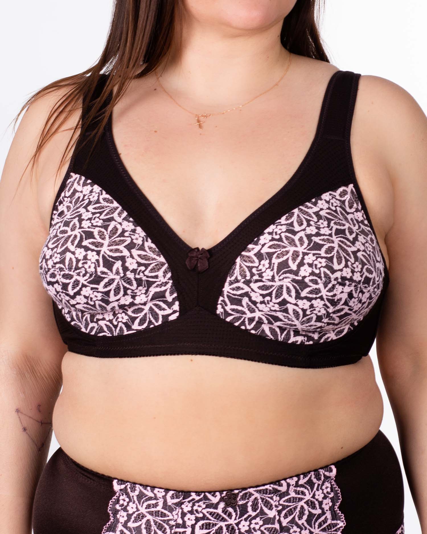 Бюстгальтер без кісточок Sofelinna 11243 коричневий K5203-1