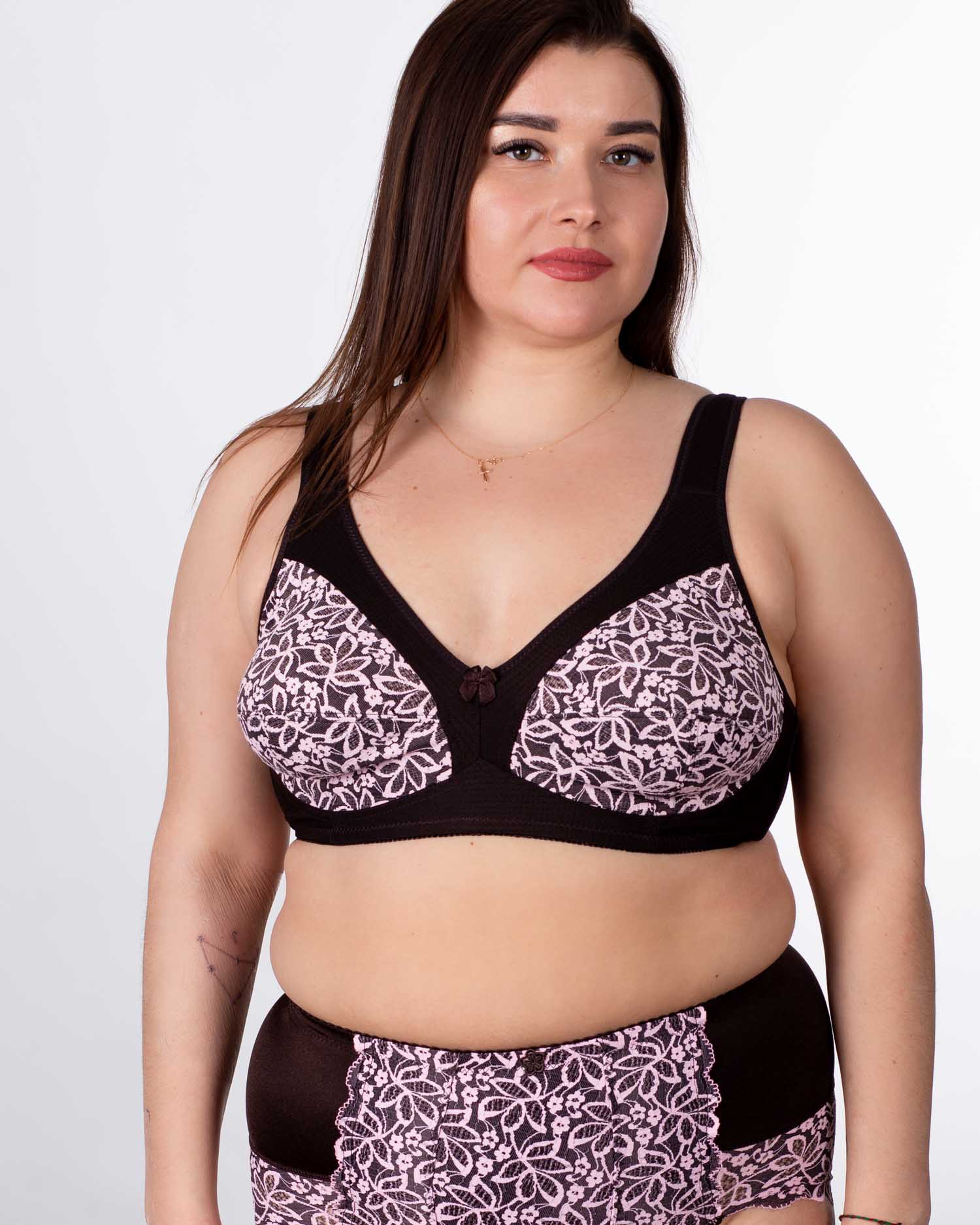 Бюстгальтер без кісточок Sofelinna 11243 коричневий K5203-1