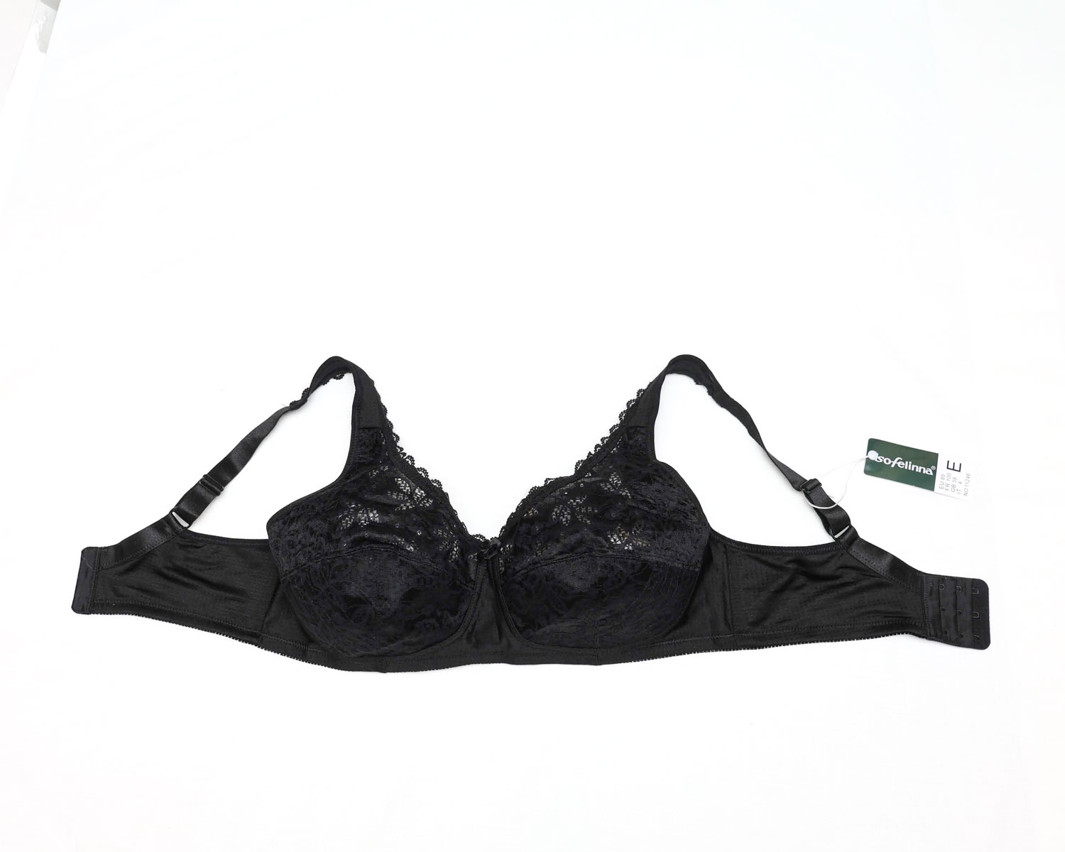Бюстгальтер без кісточок Sofelinna 11248 чорний 5255-8