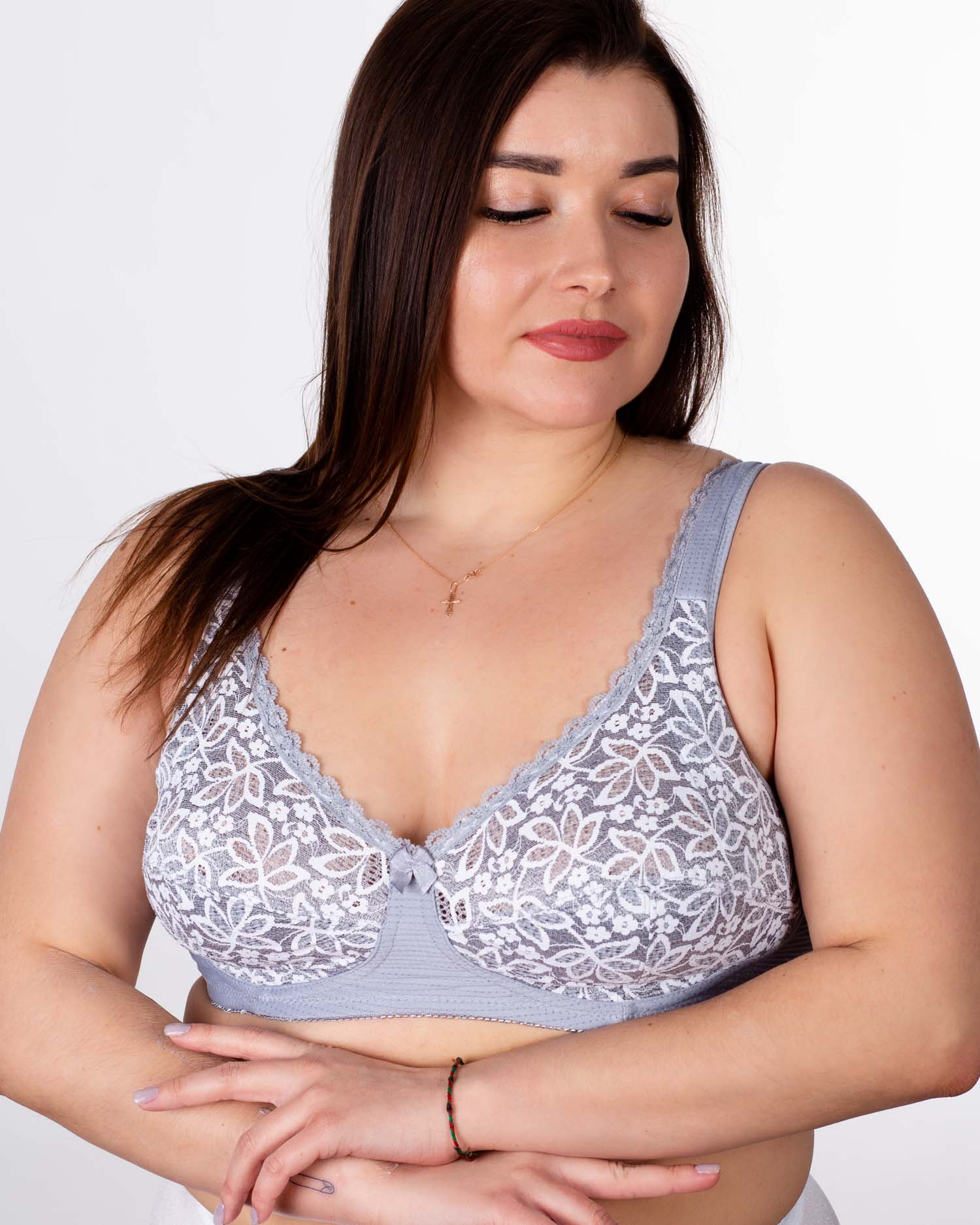 Бюстгальтер без кісточок Sofelinna 11248 сірий 5255-3