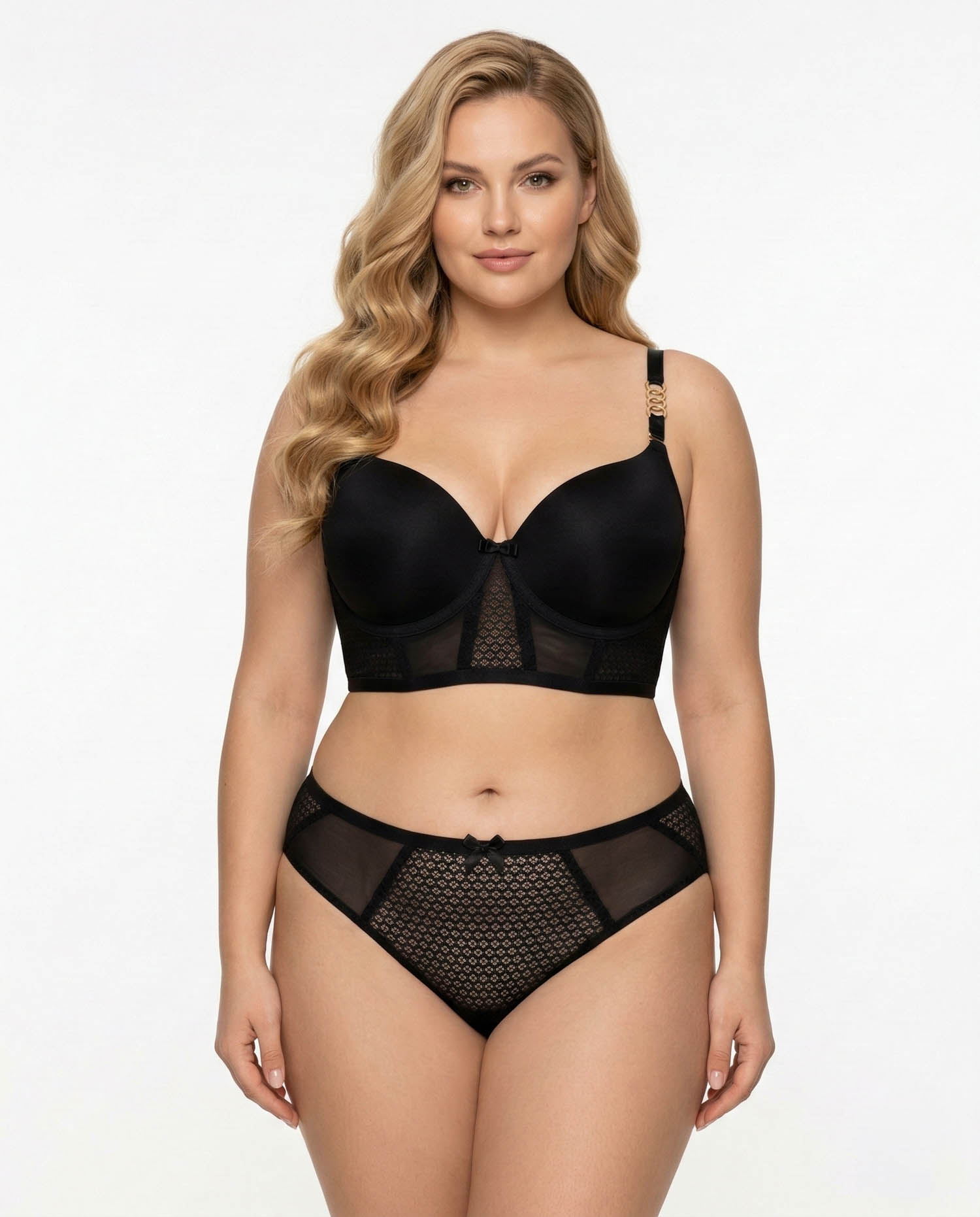 Бюстгальтер гладка чашка на тонкому поролоні Weiyesi 2228 чорний 5597-1