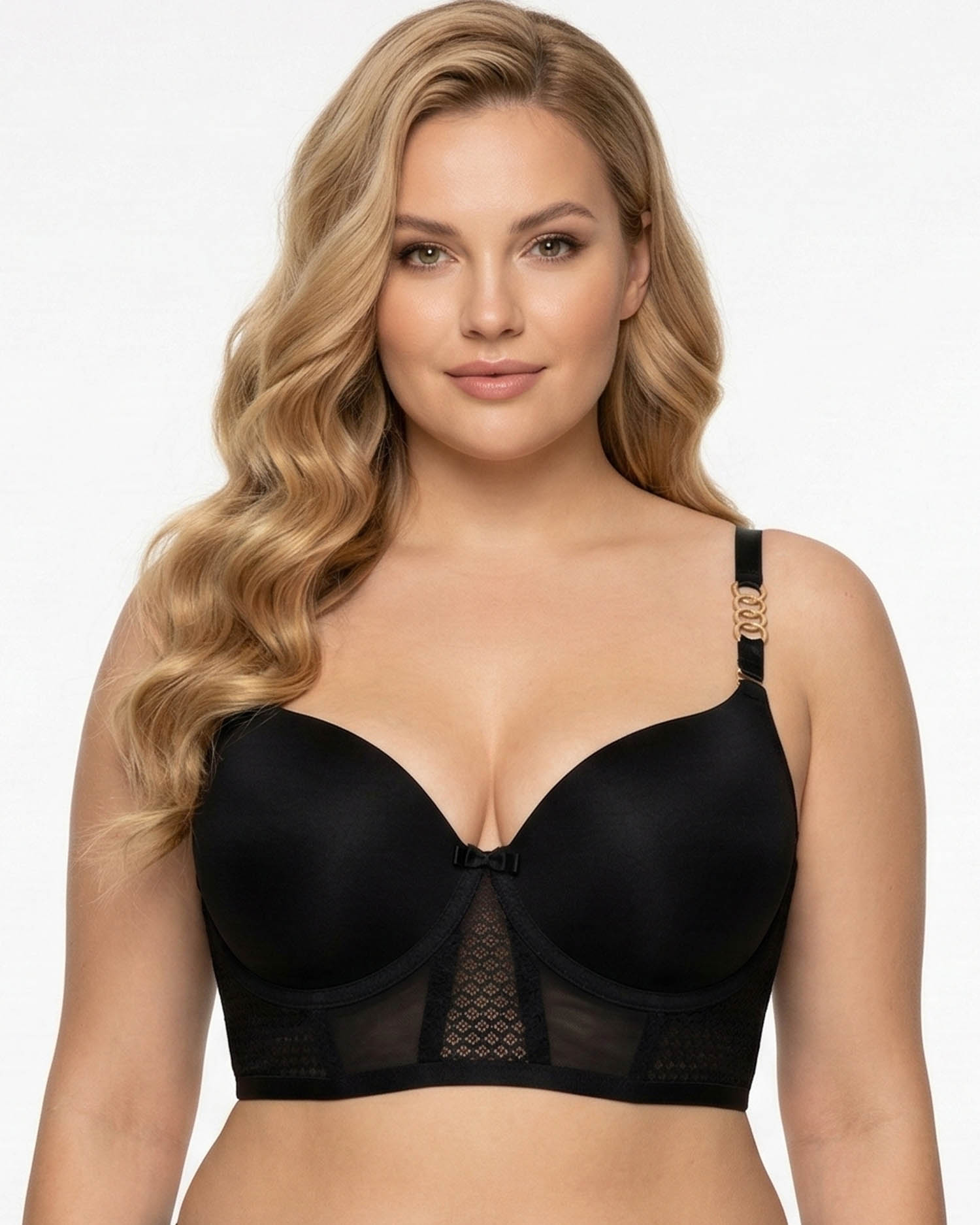 Бюстгальтер гладка чашка на тонкому поролоні Weiyesi 2228 чорний 5597-1