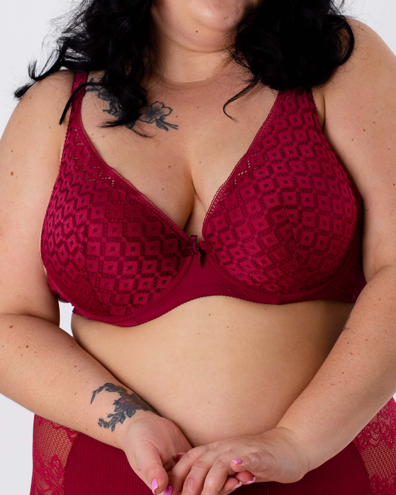 Бюстгальтер поролон  Weiyesi 8358  бордовий 5511-1