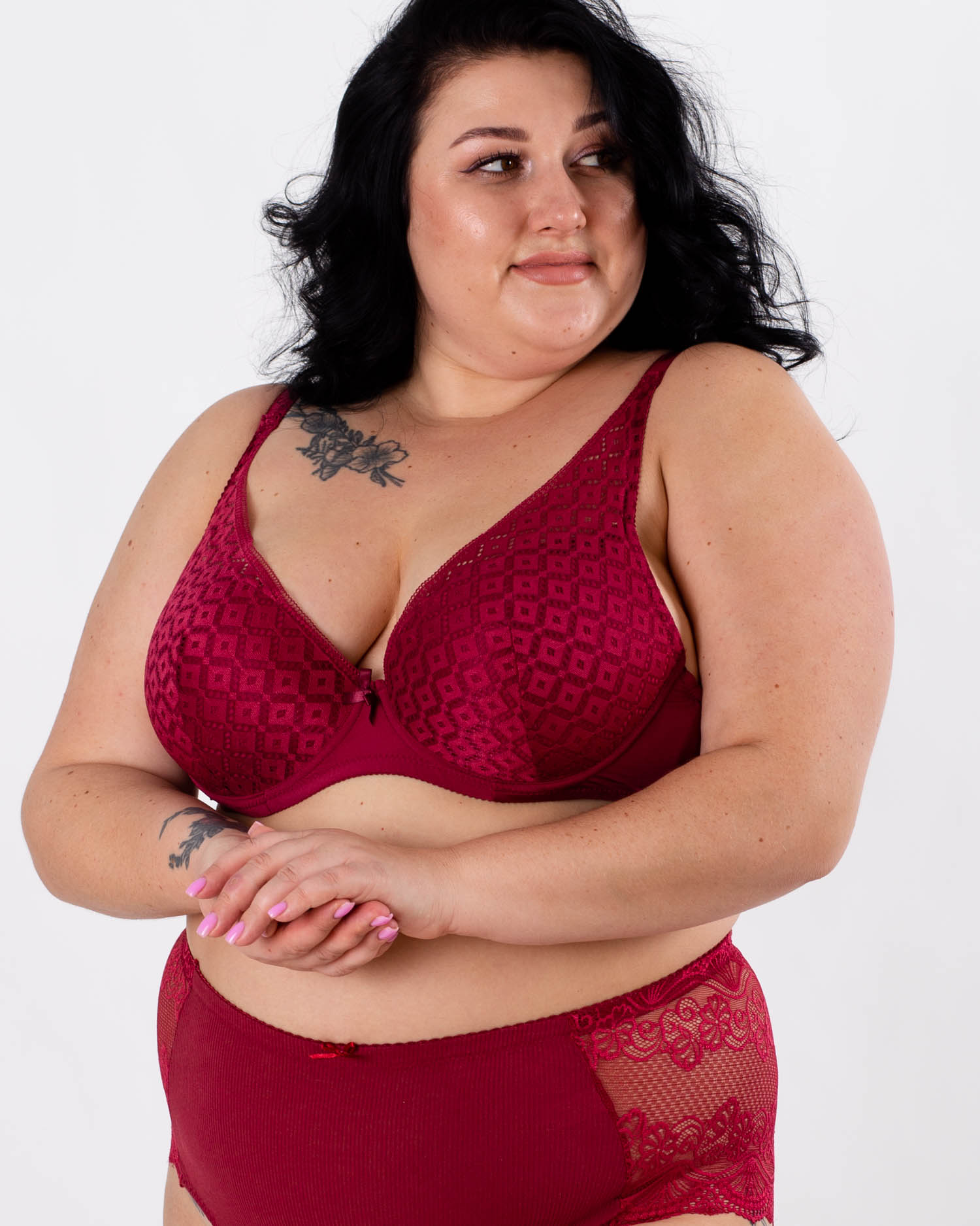 Бюстгальтер поролон  Weiyesi 8358  бордовий 5511-1