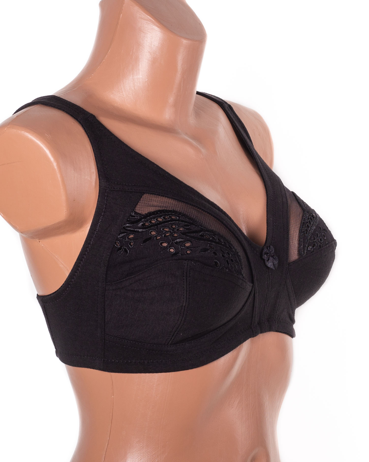 Бюстгальтер без кісточок Jcieema 8681 чорний 5394-3