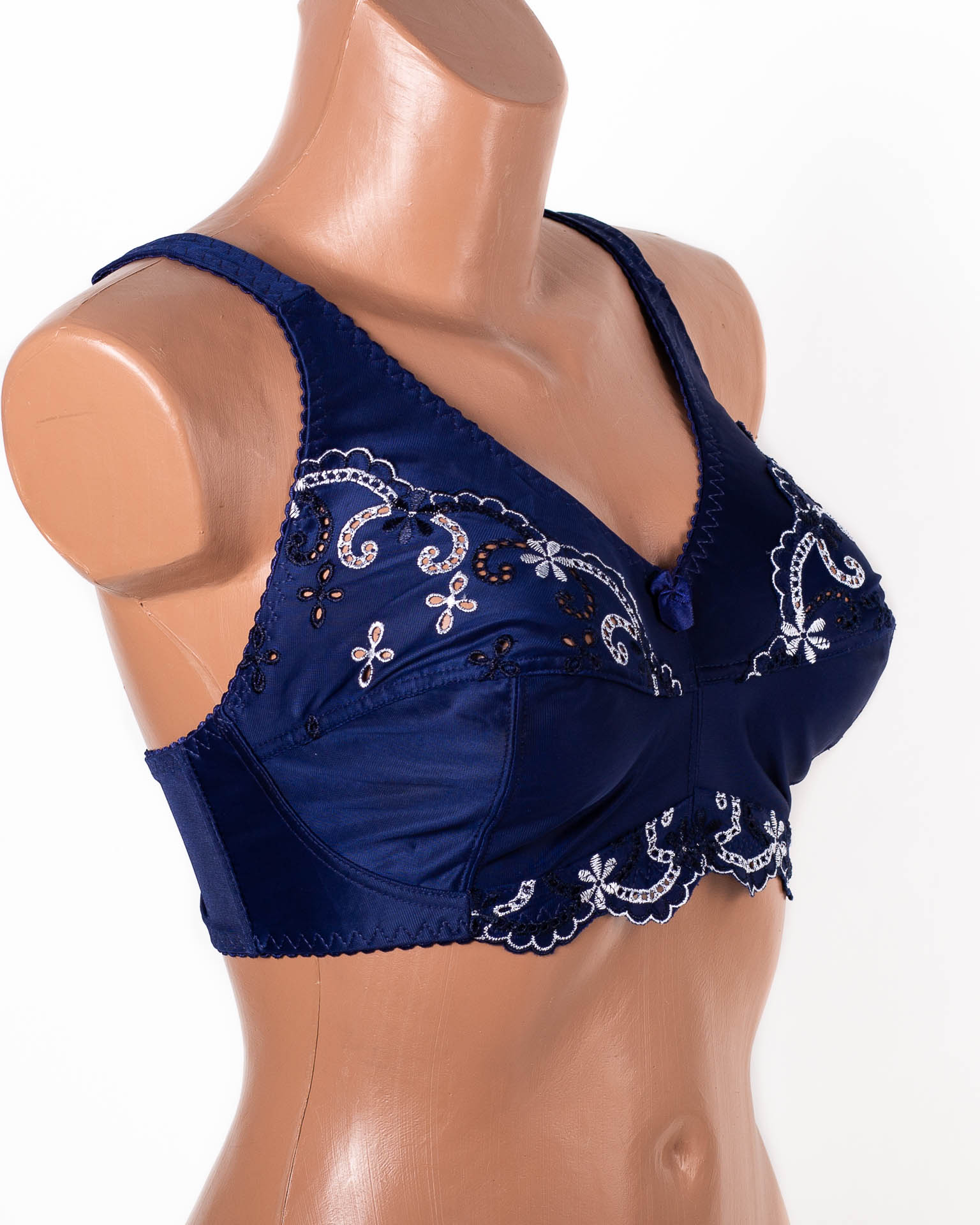 Бюстгальтер з вишивкою без кісточок Jeiccina 2669 синій 5258-3