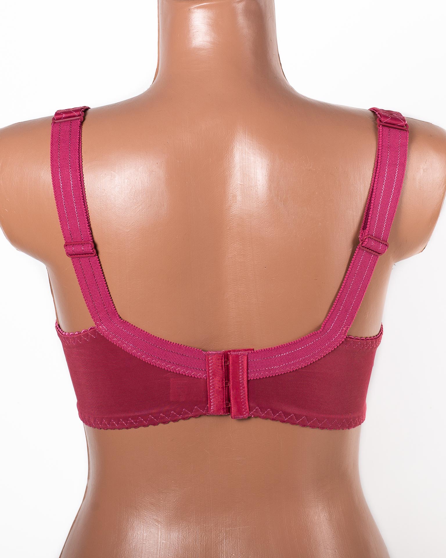 Бюстгальтер з вишивкою без кісточок Jeiccina 2669 малиновий 5258-5