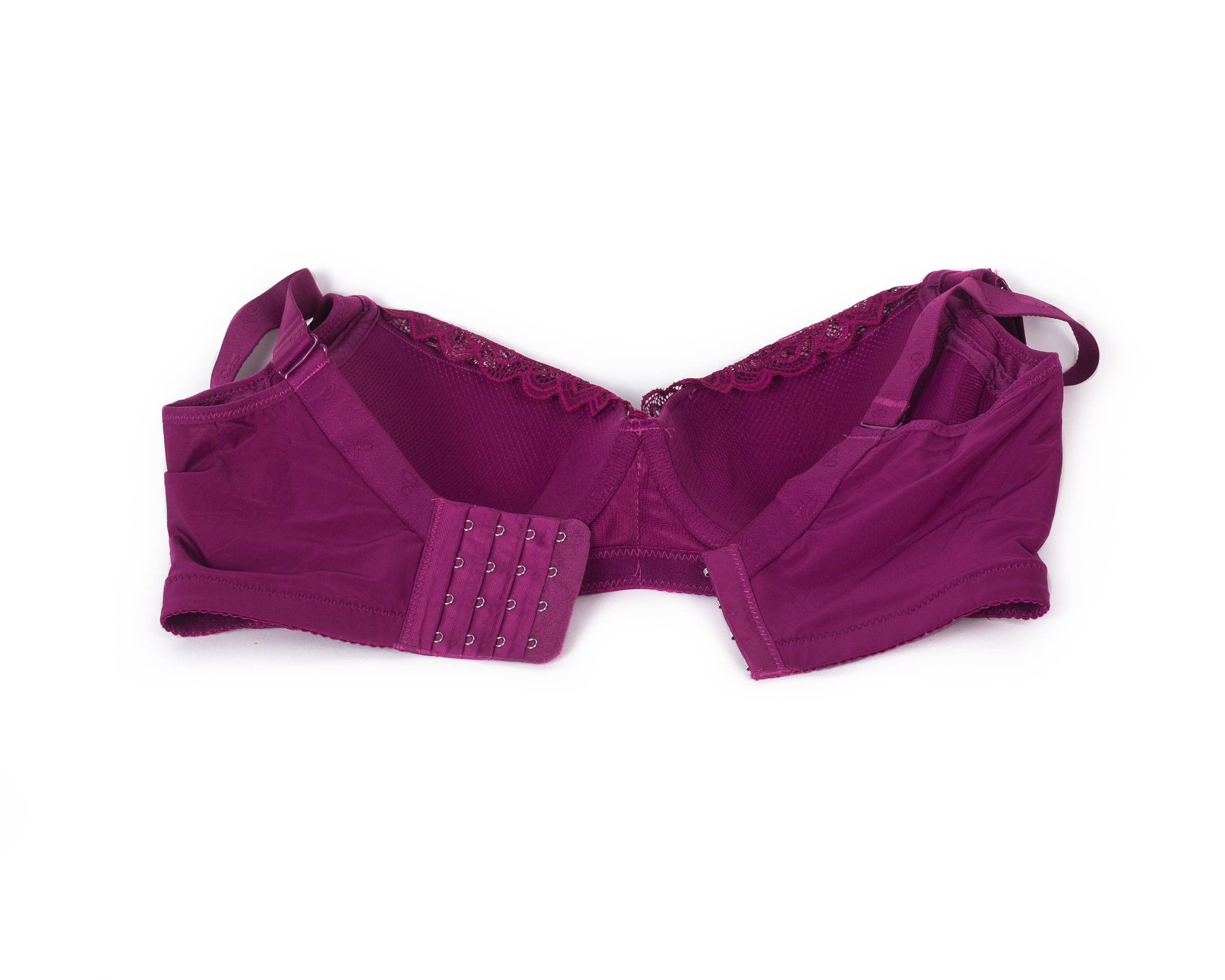 Бюстгальтер без кісточок формова чашка з широкою спинкою Люся 8126 марсала 5438-4