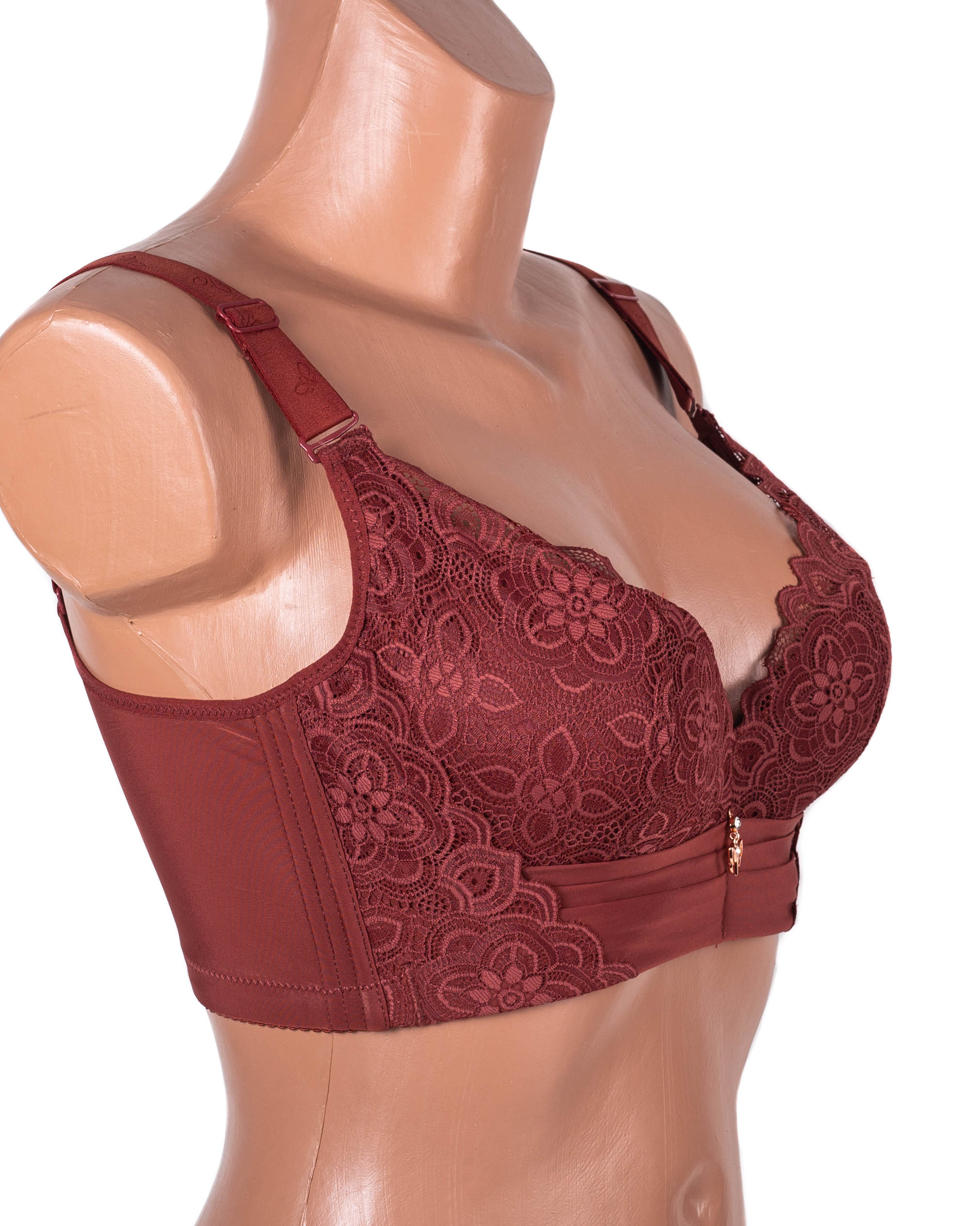 Бюстгальтер без кісточок формова чашка з широкою спинкою Люся 8126 коричневий 5438-5