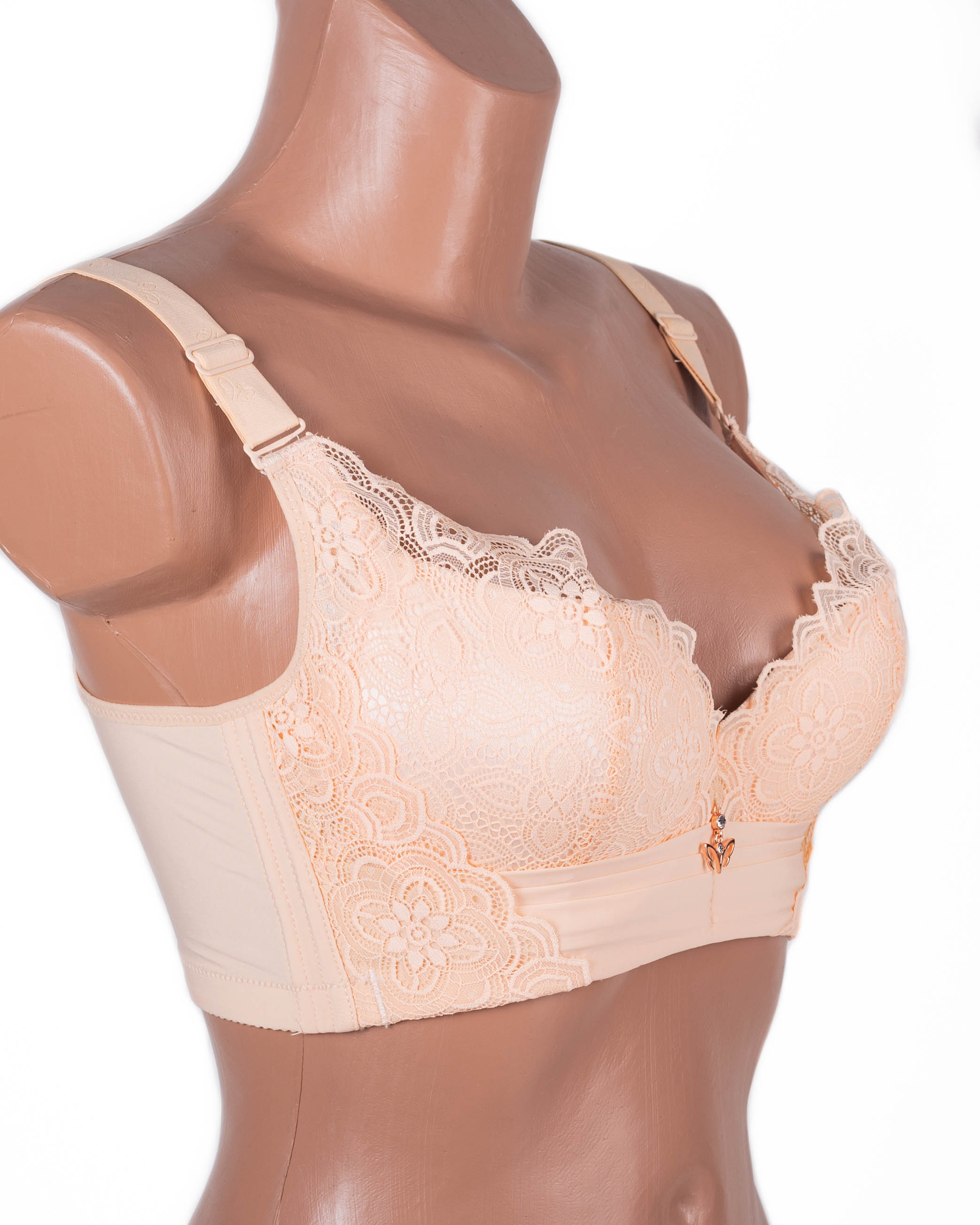 Бюстгальтер без кісточок формовий чашка з широкою спинкою Люся 8126 бежевий 5438-6