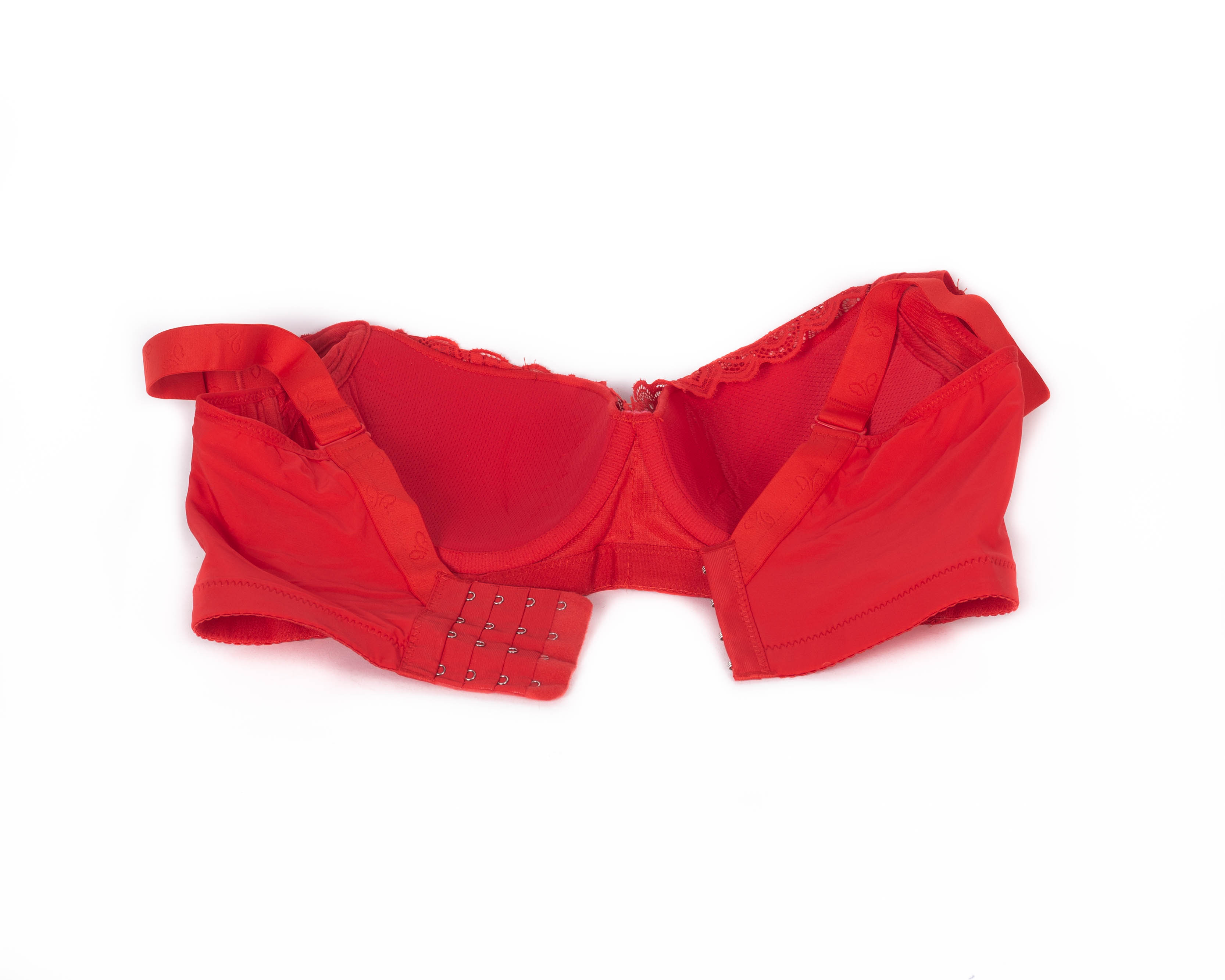 Бюстгальтер без кісточок формова чашка з широкою спинкою Люся 8126 червоний 5438-3