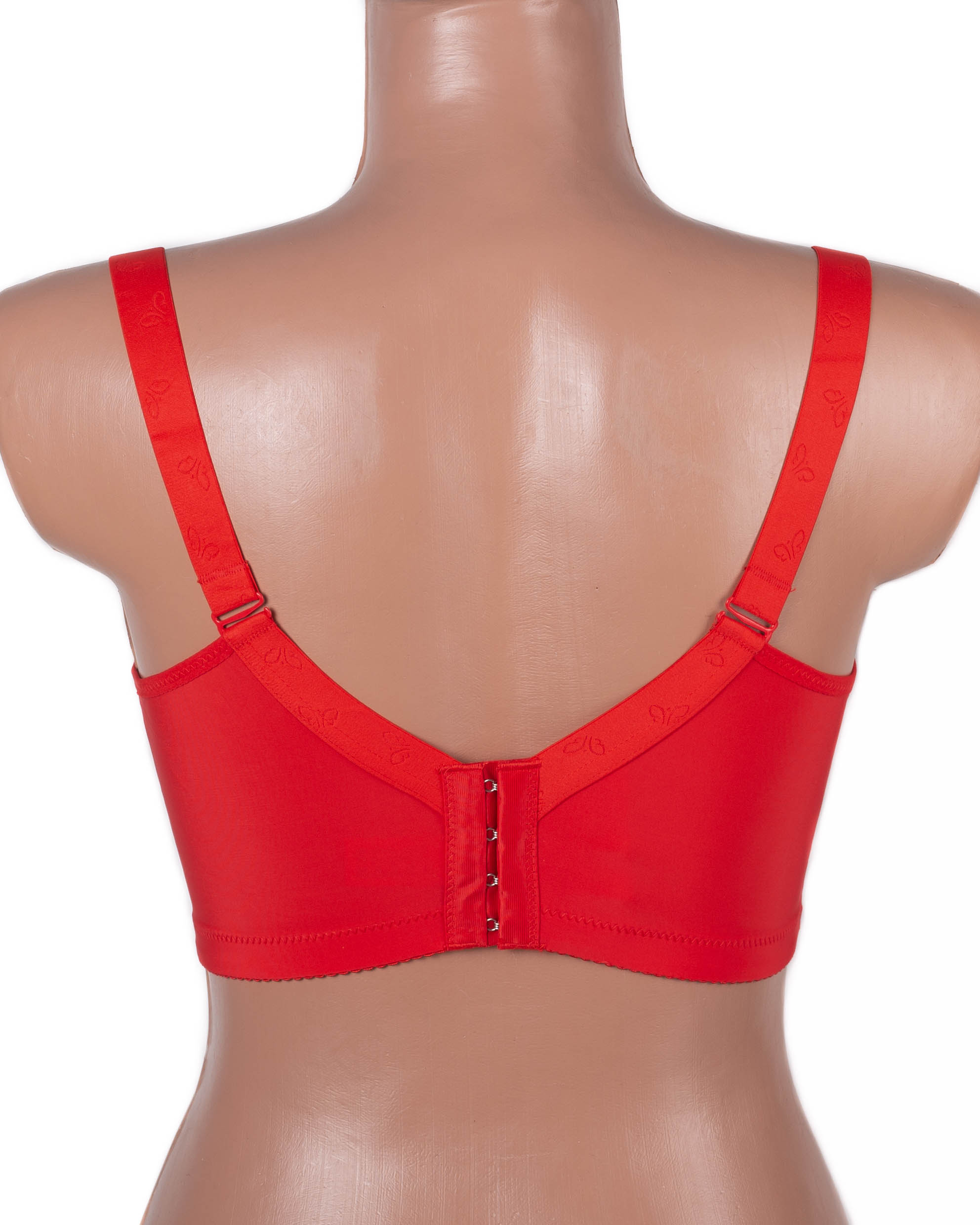 Бюстгальтер без кісточок формова чашка з широкою спинкою Люся 8126 червоний 5438-3