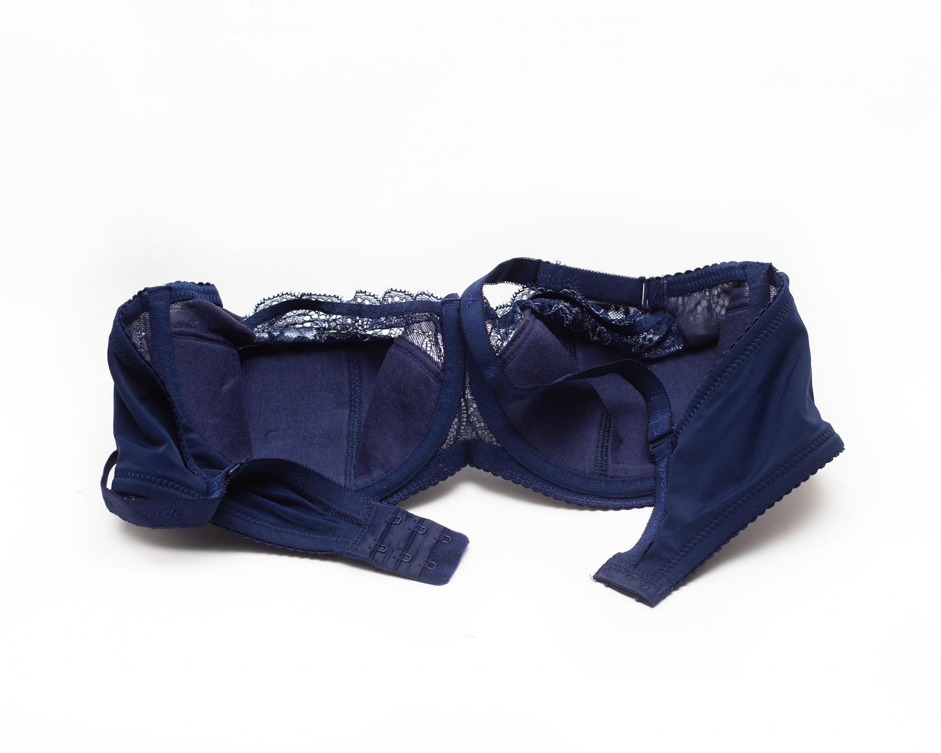 Бюстгальтер мереживний м'яка чашка на тонкому поролоні Lanny mode 11022 синій 11022-1