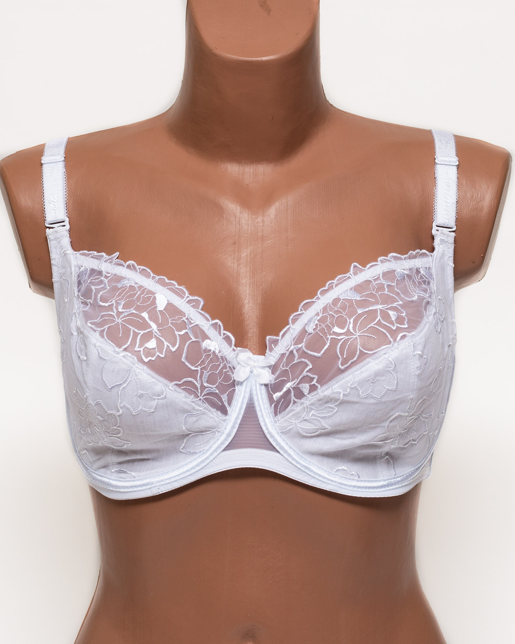 Бюстгальтер з вишивкою Lanny mode 11150 білий 11150-3