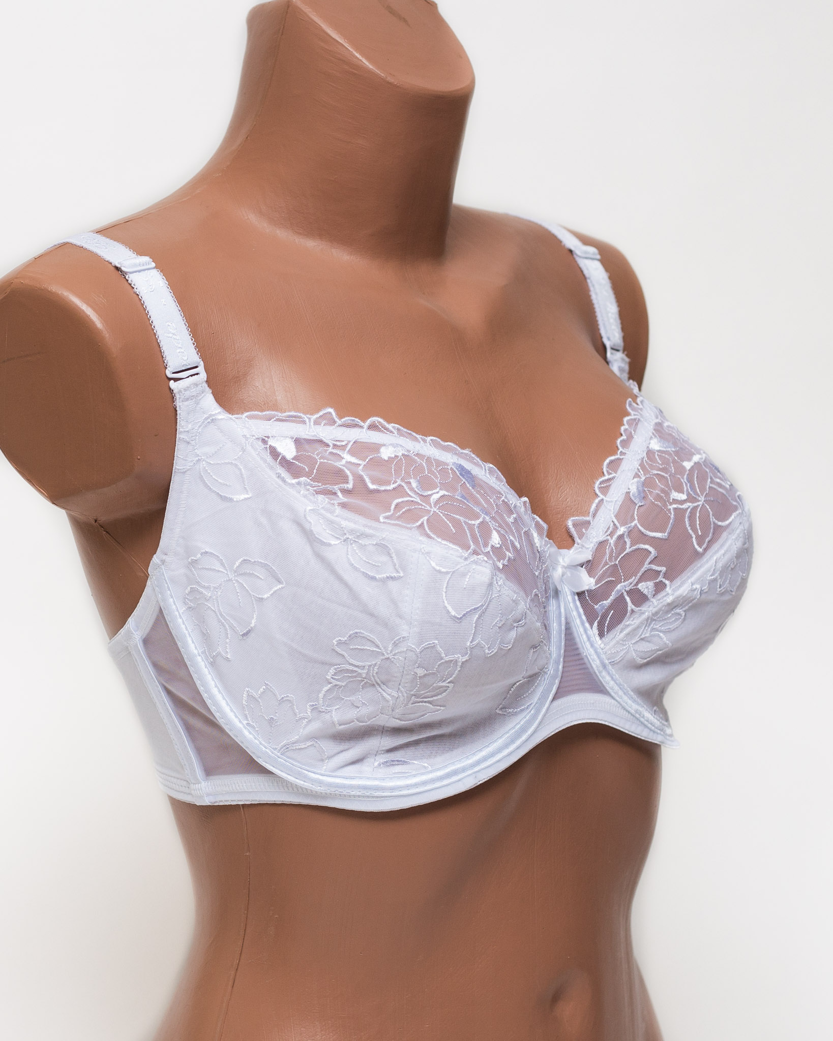 Бюстгальтер з вишивкою Lanny mode 11150 білий 11150-3