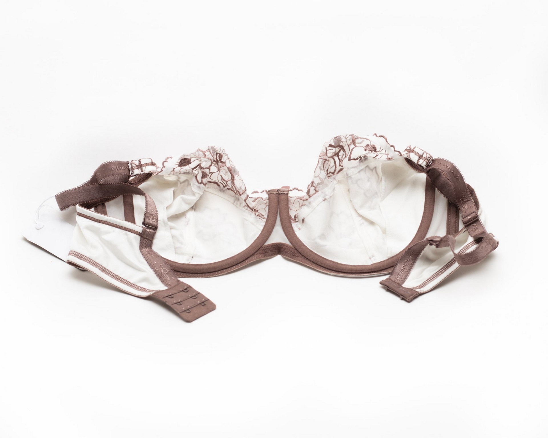 Бюстгальтер з вишивкою Lanny mode 11150 молочний 11150-4