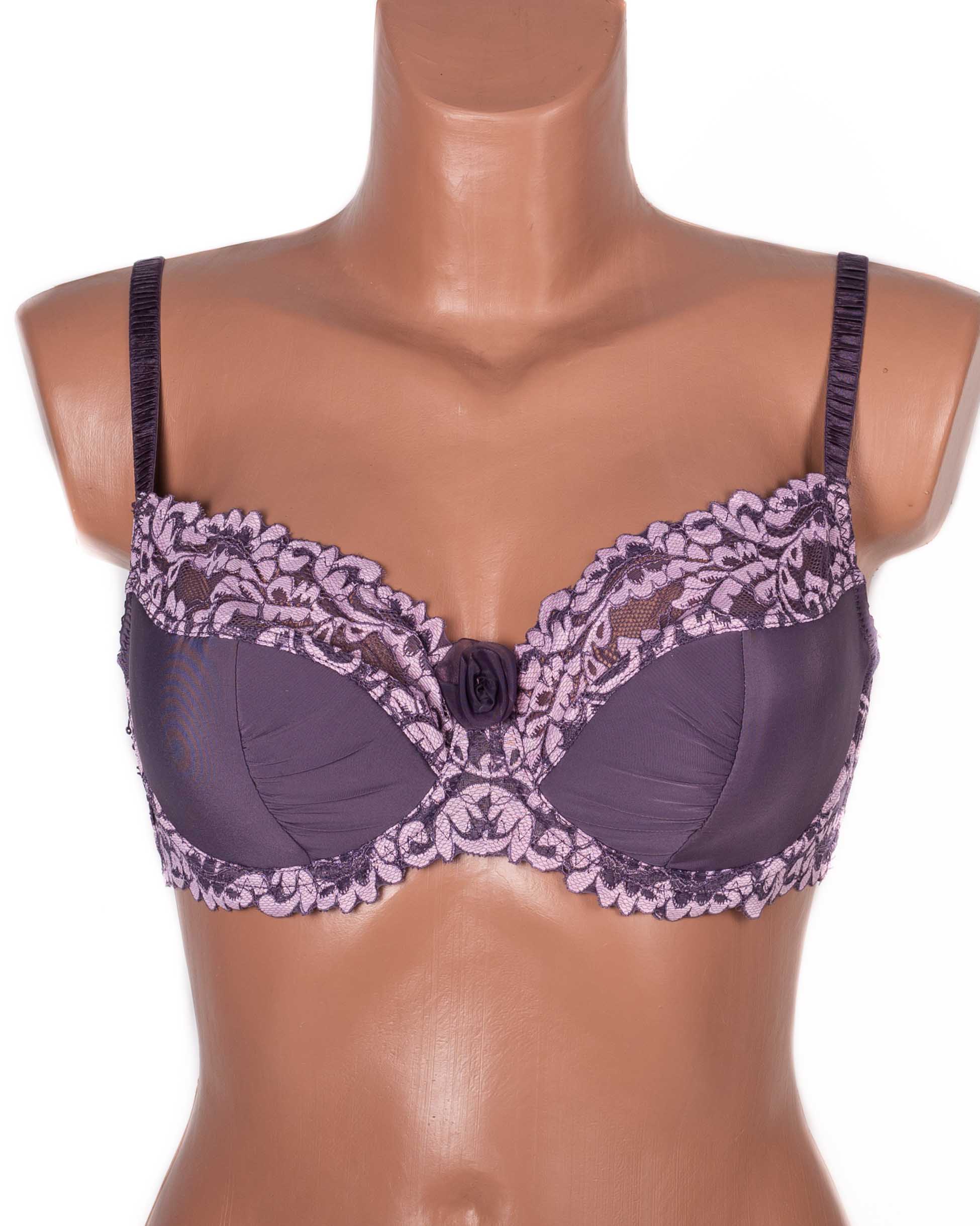 Бюстгальтер з мереживною спинкою Lanny mode 11340 мокко 11340-5