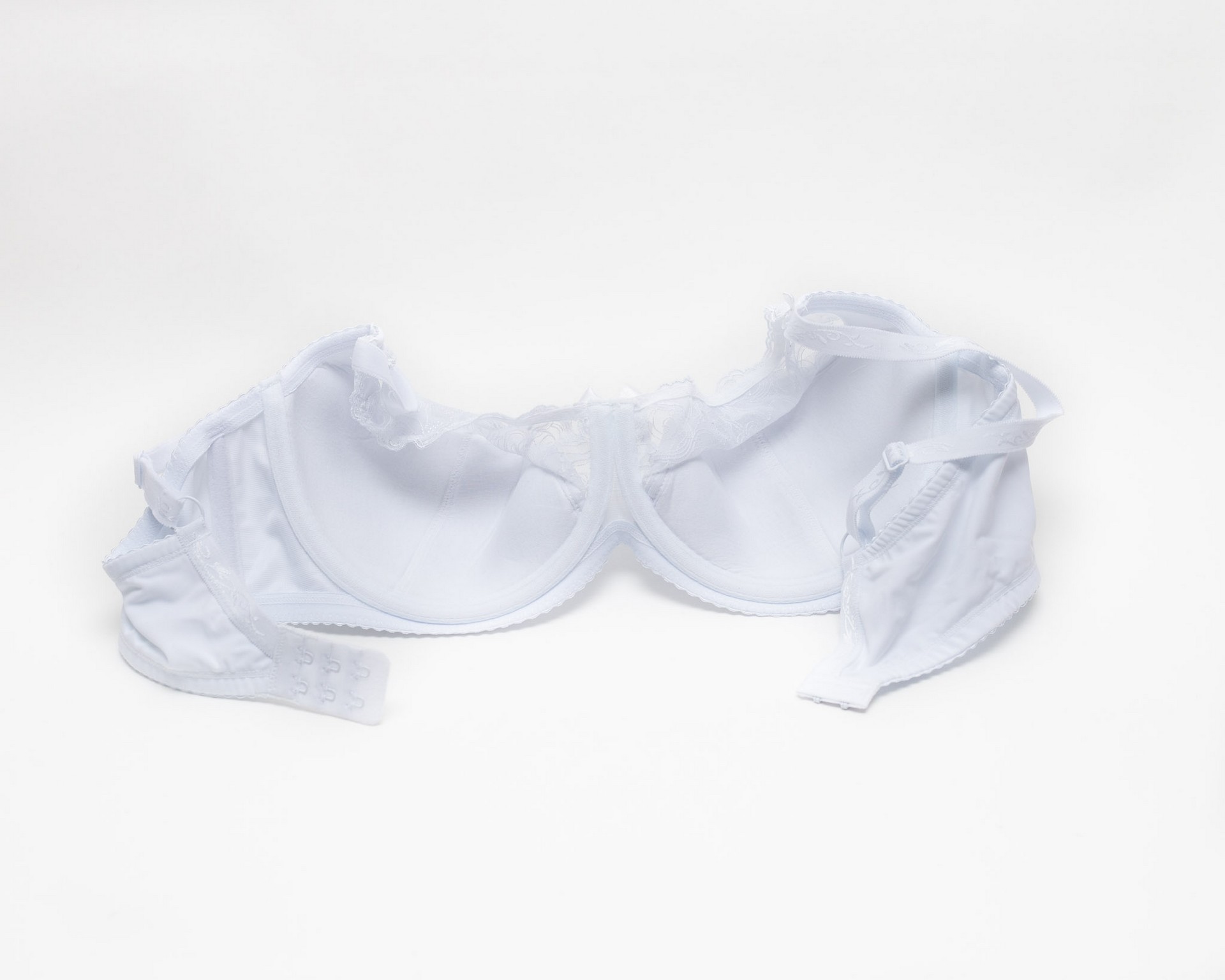 Бюстгальтер з вишивкою Lanny mode 11528 білий 11528-3