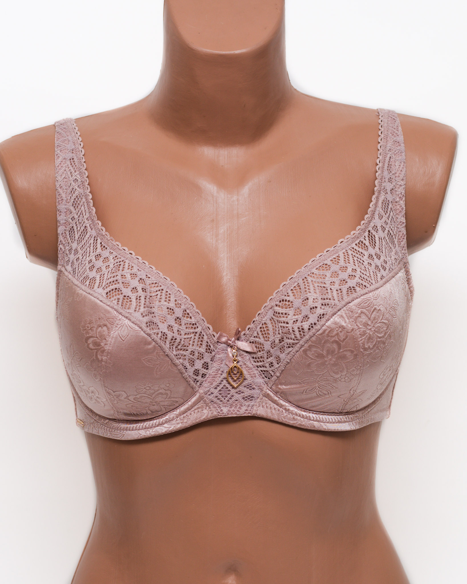 Бюстгальтер атласний Lanny mode 11574 капучино 11574-1