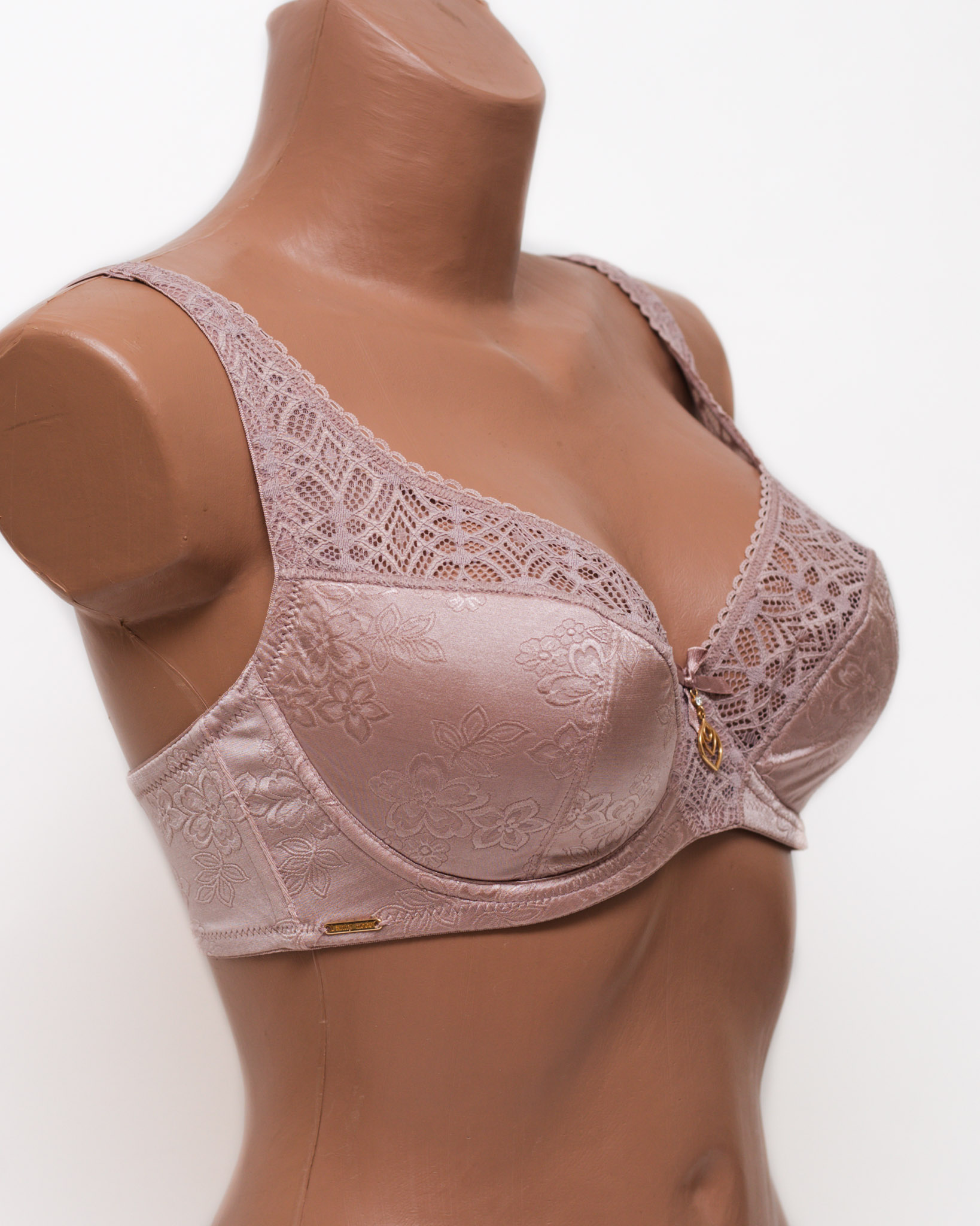 Бюстгальтер атласний Lanny mode 11574 капучино 11574-1