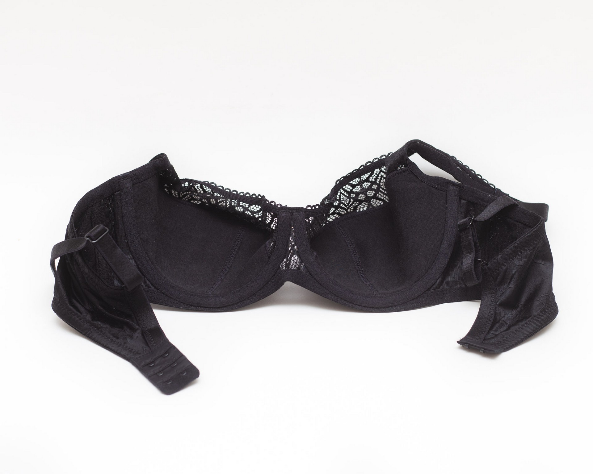 Бюстгальтер атласний Lanny mode 11574 чорний 11574-6