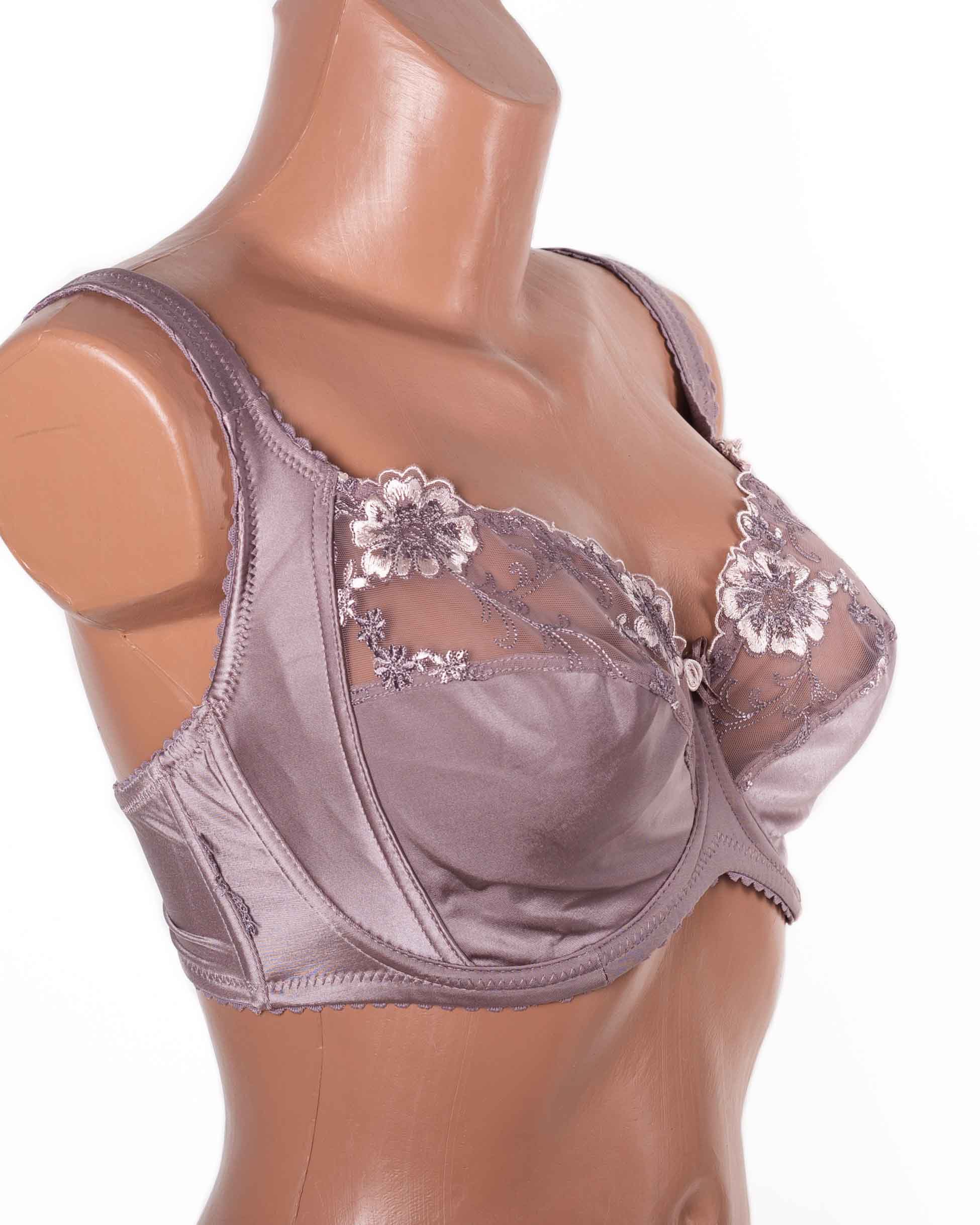 Бюстгальтер без поролона  з вишивкою Lanny mode 11775 капучино 11775-4