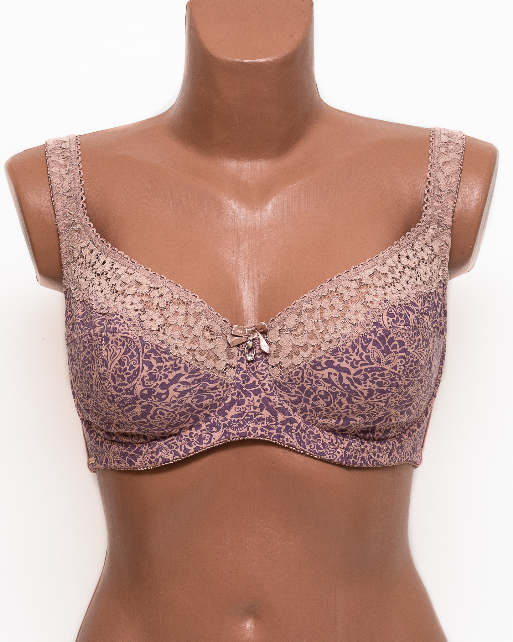 Бюстгальтер бавовняний з м'якою чашкою Lanny mode 11848 капучино 11848-1