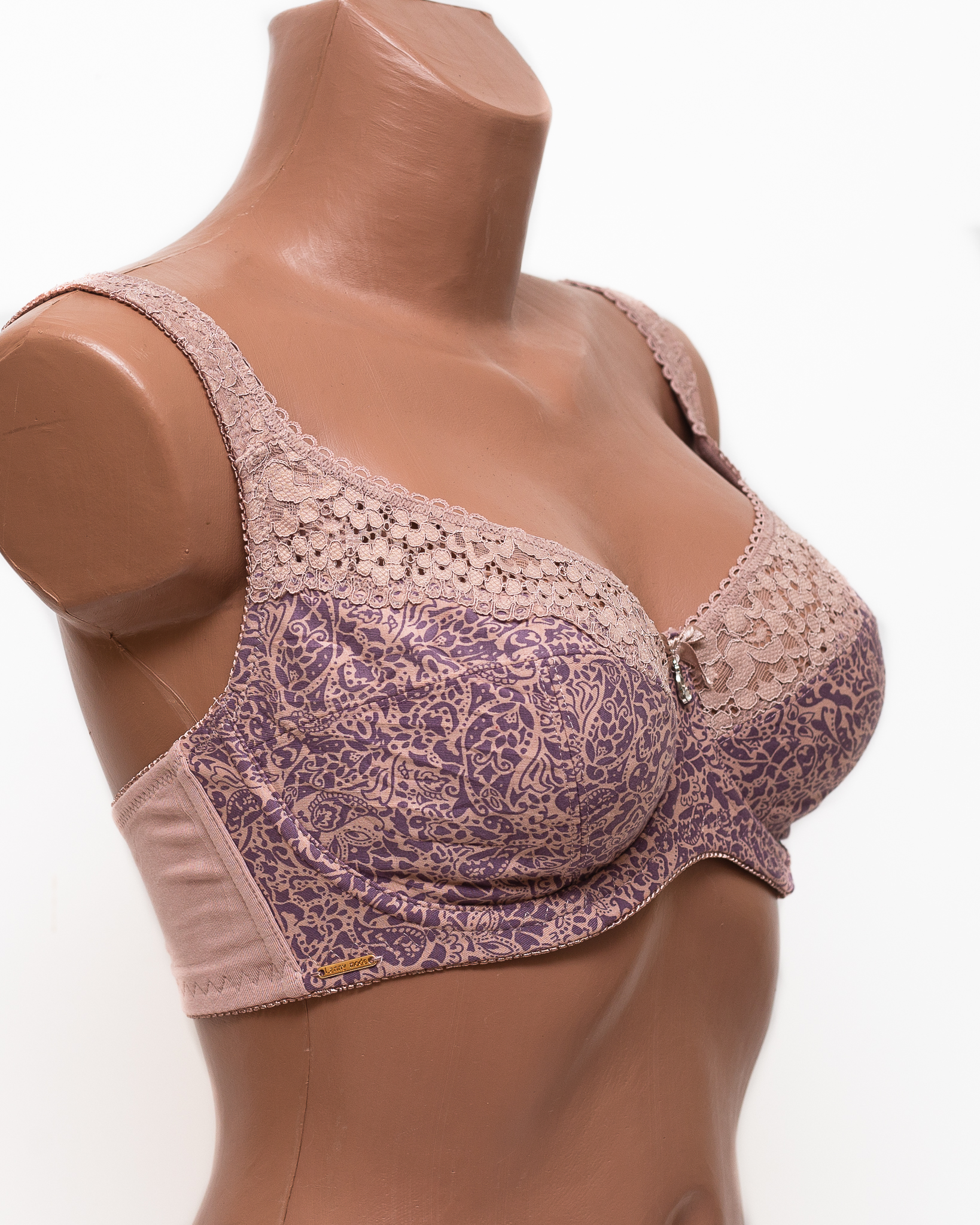 Бюстгальтер бавовняний з м'якою чашкою Lanny mode 11848 капучино 11848-1