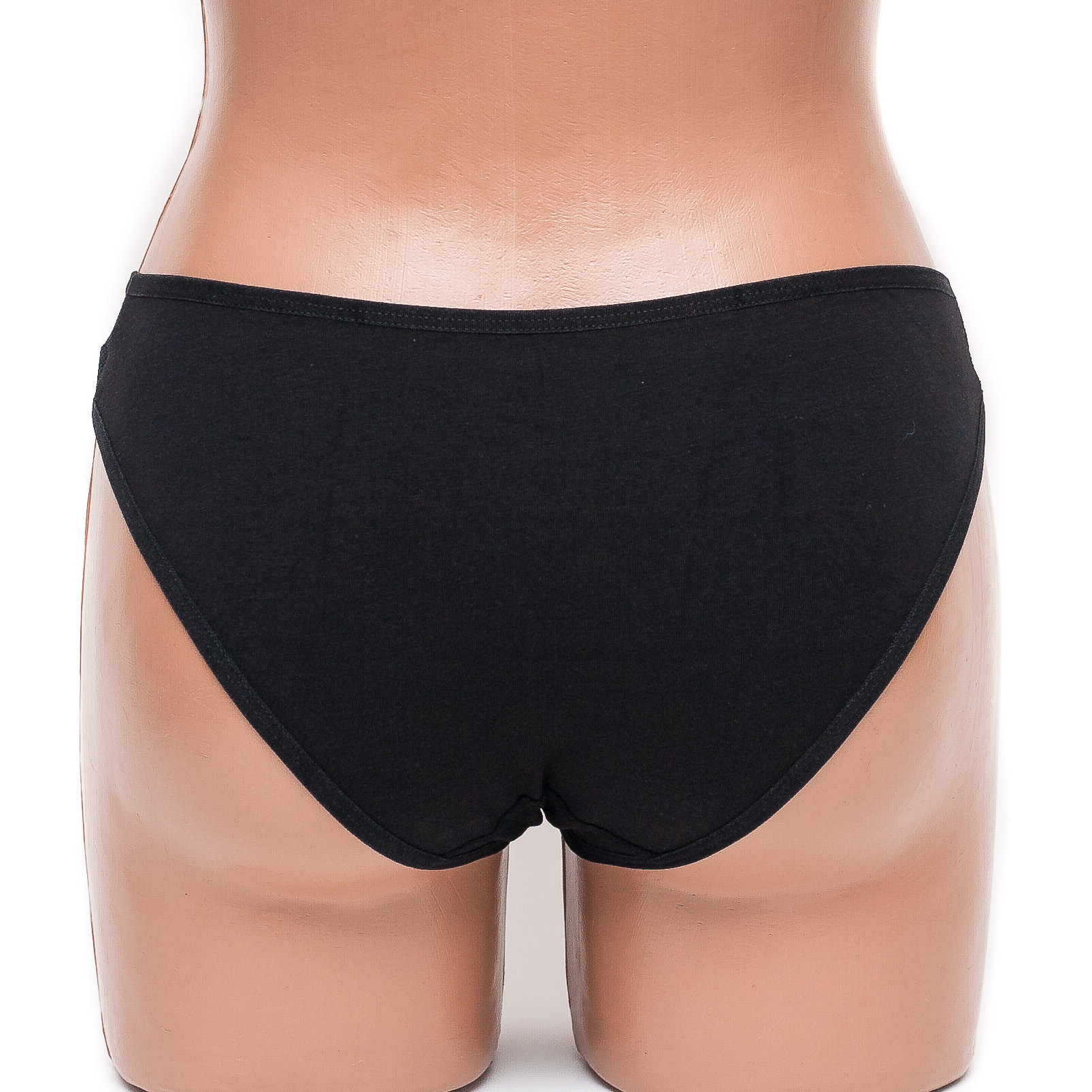 Трусики женские c сеточкой черные k3007-1