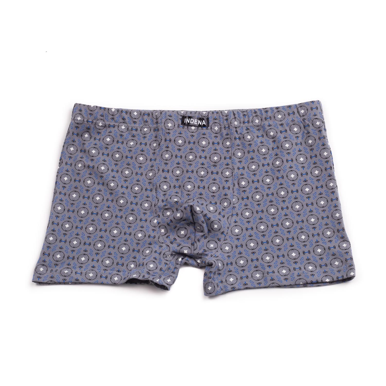 Труси-боксерки чоловічі бавовняні Indena 205084 сірі 8003-2