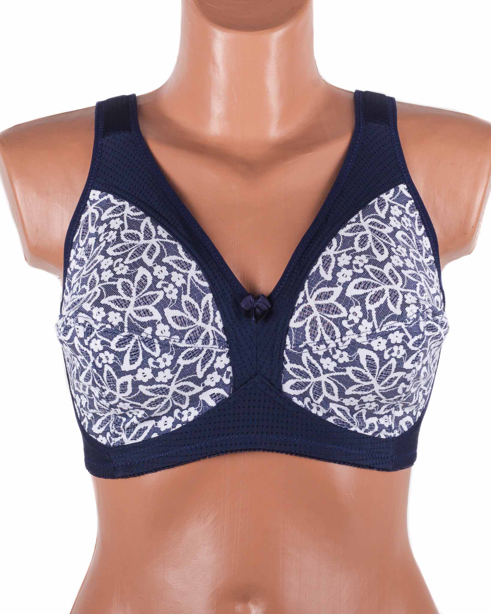 Бюстгальтер без кісточок Sofelinna 11243 синий K5203-6 Бюстгальтер без кісточок Sofelinna 11243 синий K5203-6