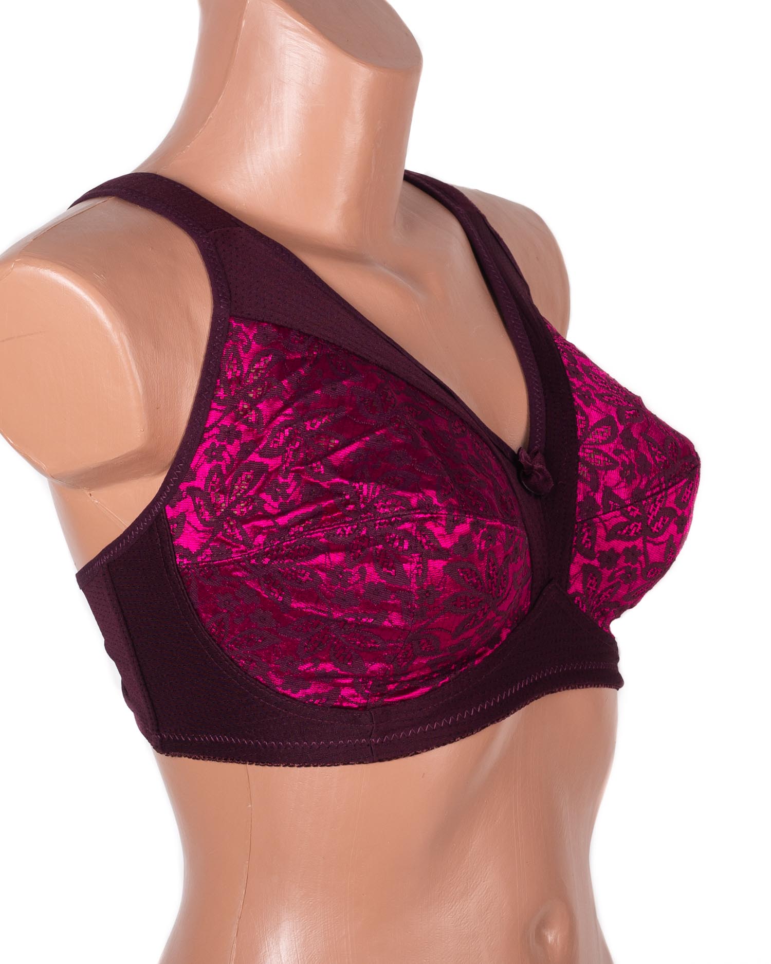 Бюстгальтер без кісточок Sofelinna 11243 марсала K5203-4