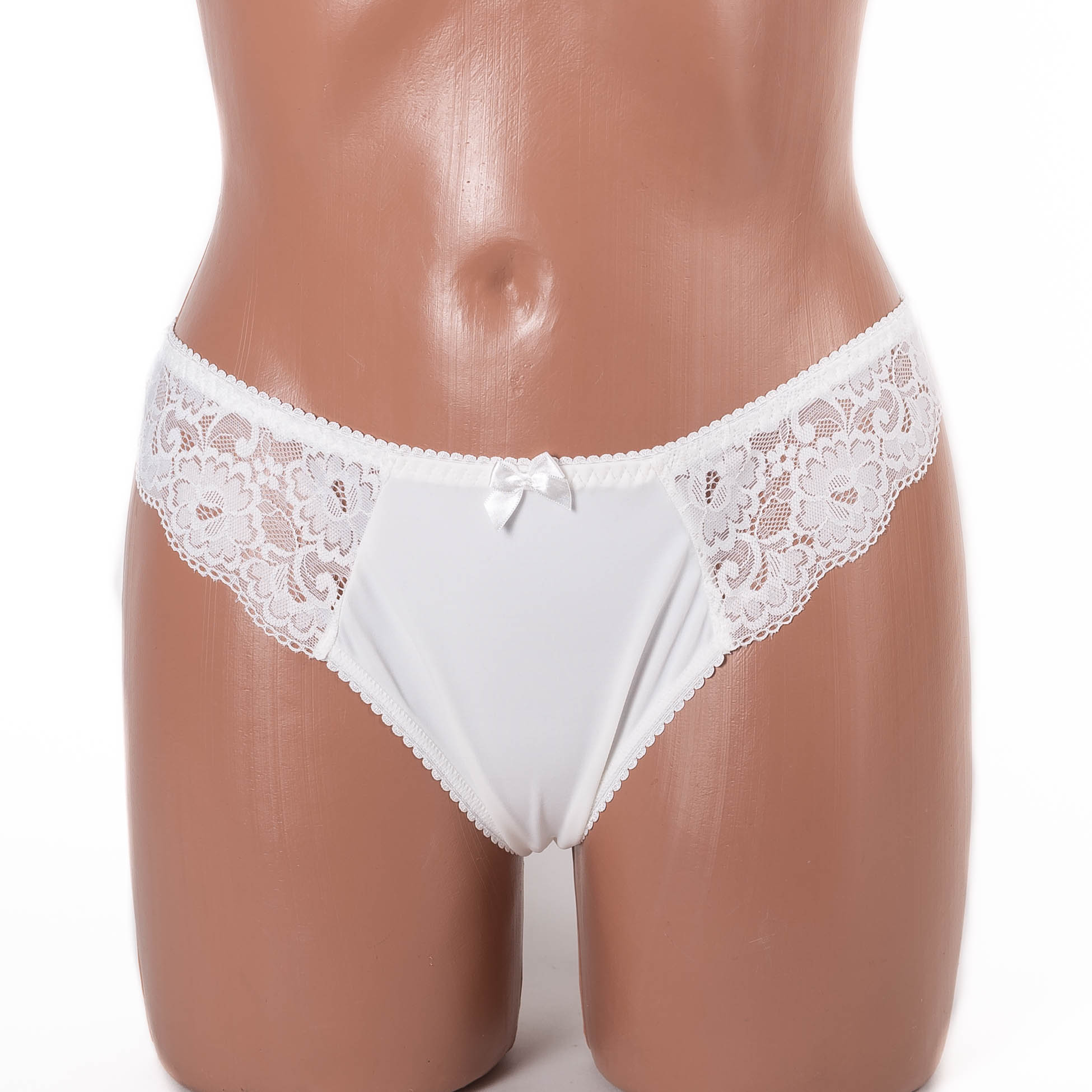 Трусики жіночі мереживні Anfen 3-470 молочні 3975-5