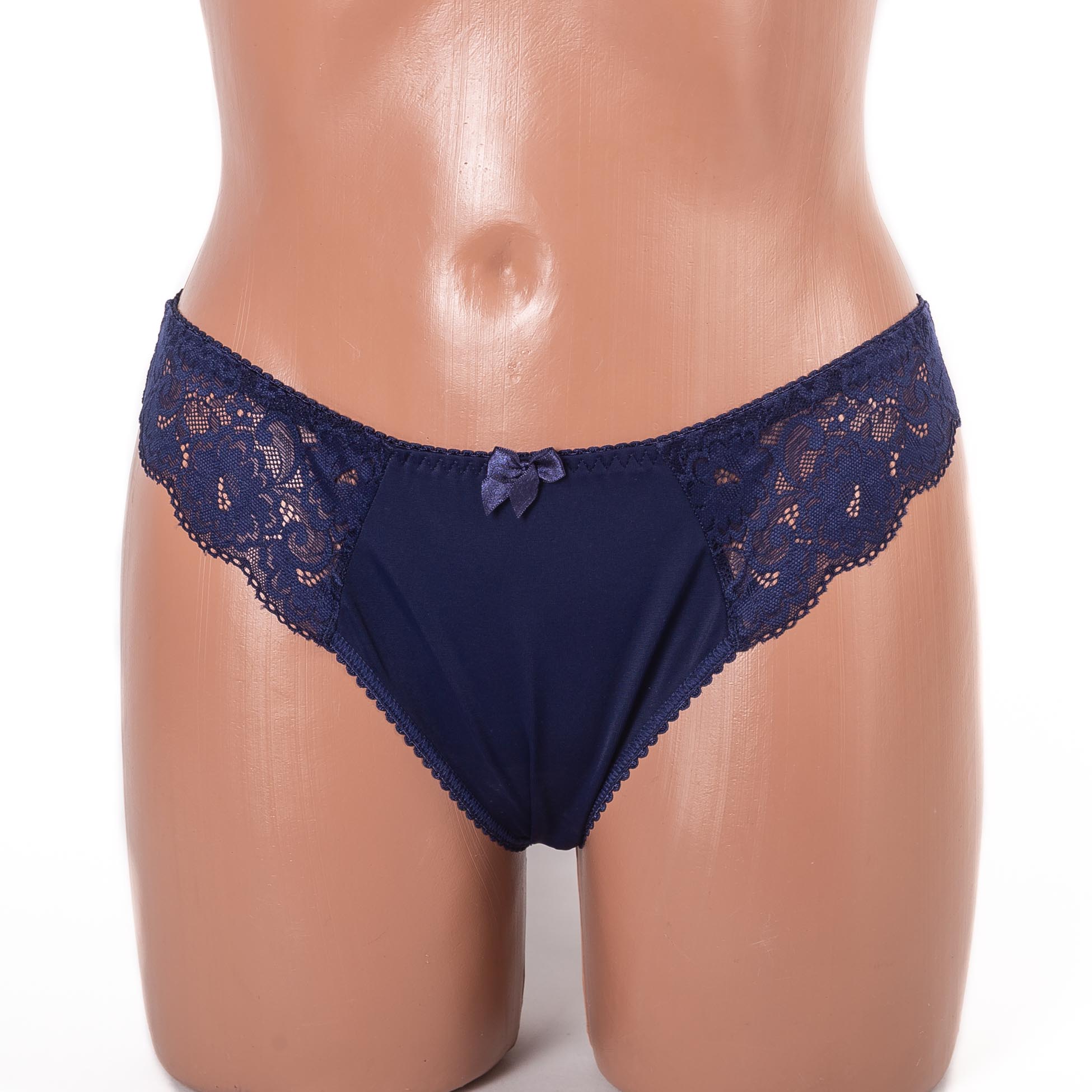 Трусики жіночі мереживні Anfen 3-470 сині 3975-6