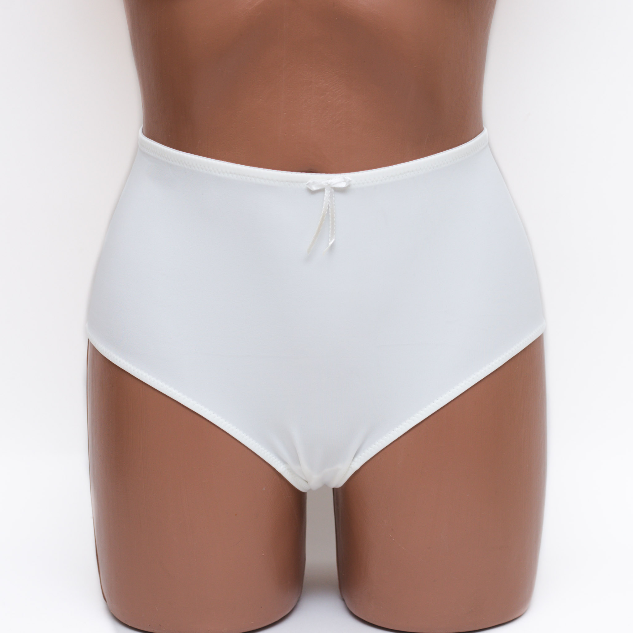 Жіночі трусики високої посадки Anfen 31-057 молочні k3838-2