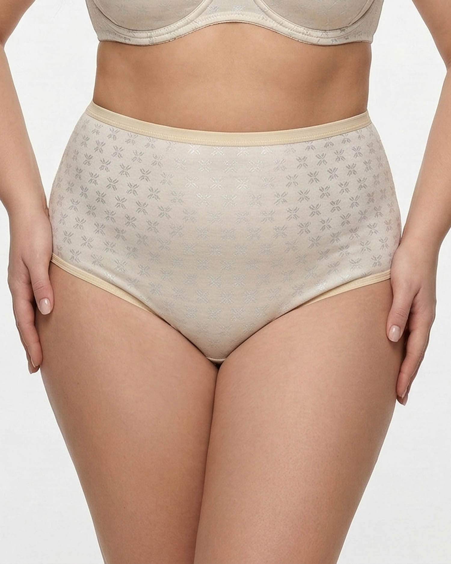Жіночі труси бавовна Anisse 5577 бежеві K3124-2