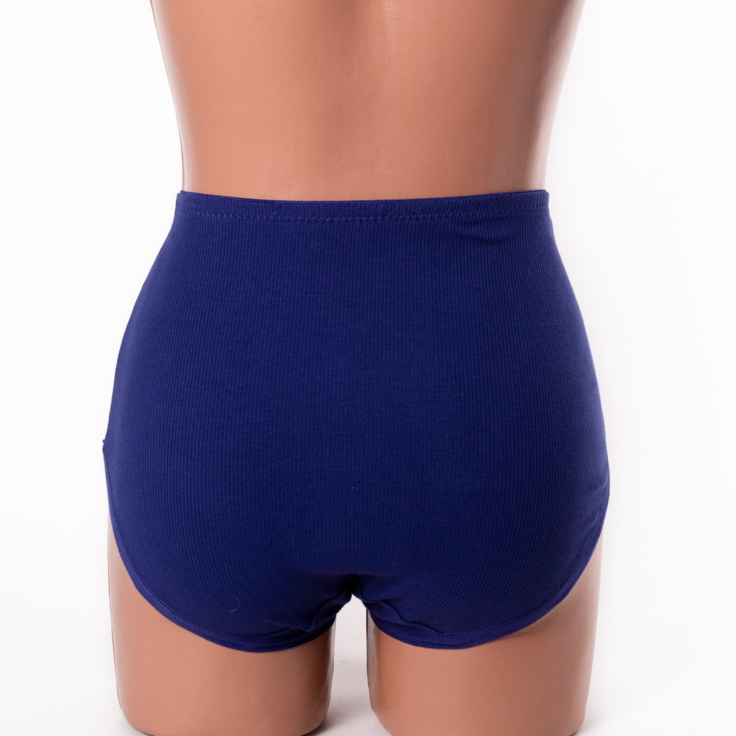 Трусики трикотаж рубчик Anttifu 3001 сині 4220-8