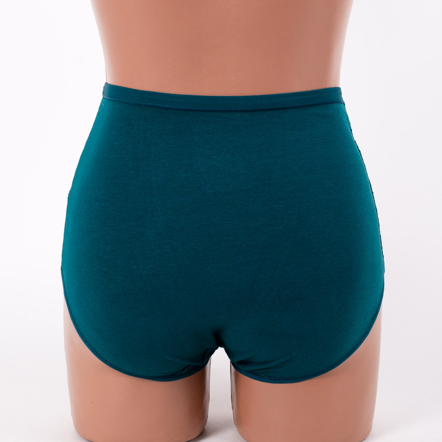 Жіночі бавовняні трусики високої посадки Anttifu 636 смарагдові k3836-11