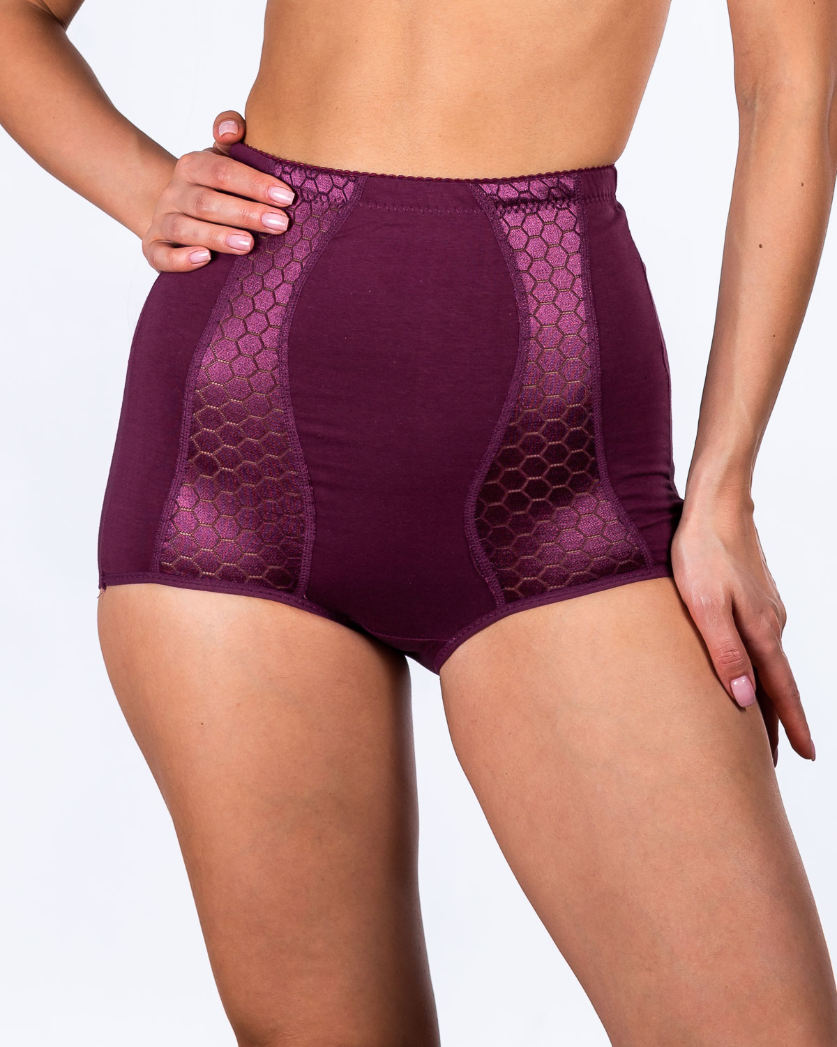 Коригуючі труси-утяжка бавовна Anttifu 6597 марсала 7062-6 Коригуючі труси-утяжка бавовна Anttifu 6597 марсала 7062-6