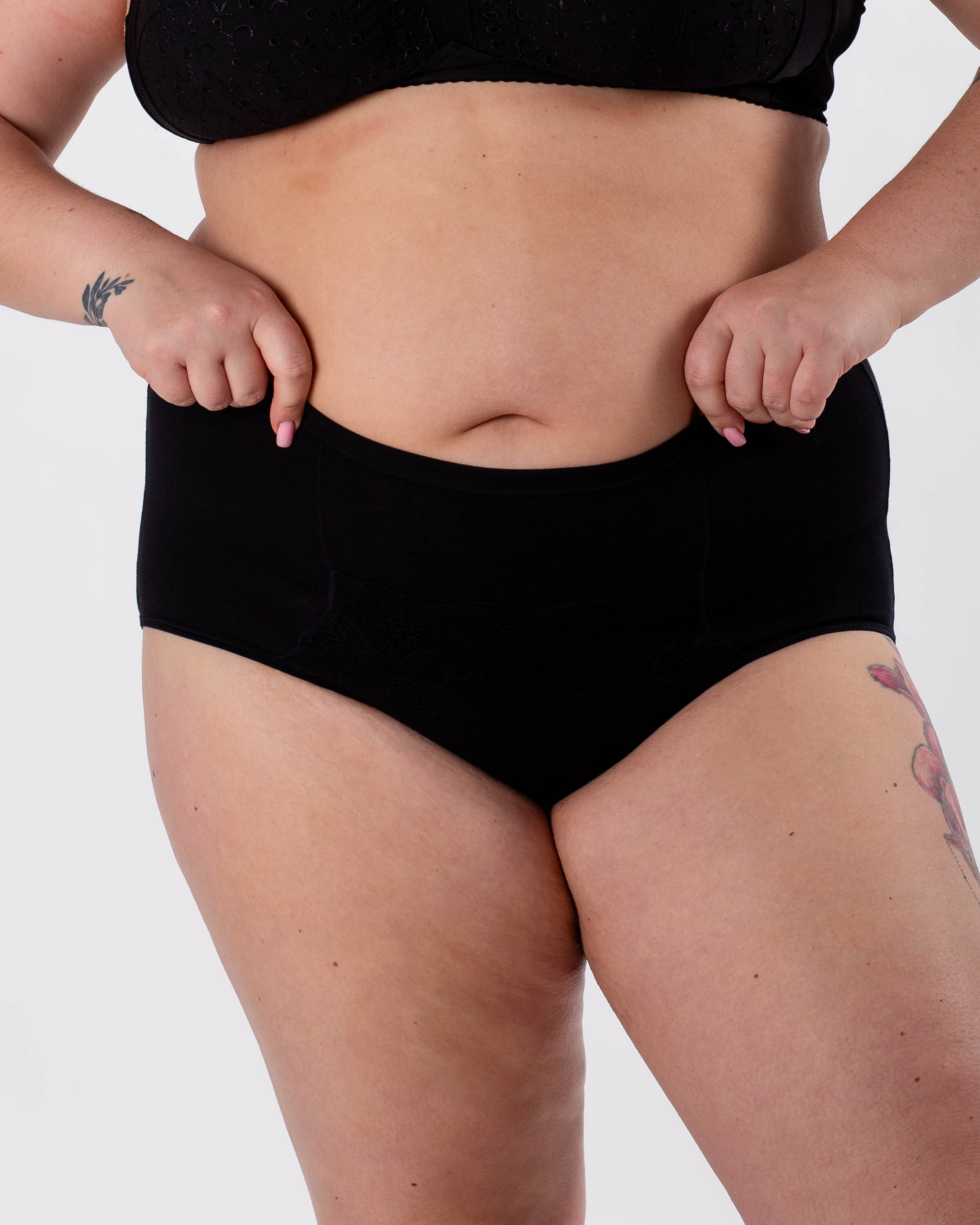 Жіночі труси бавовна  Anttifu 841 чорні 4279-3