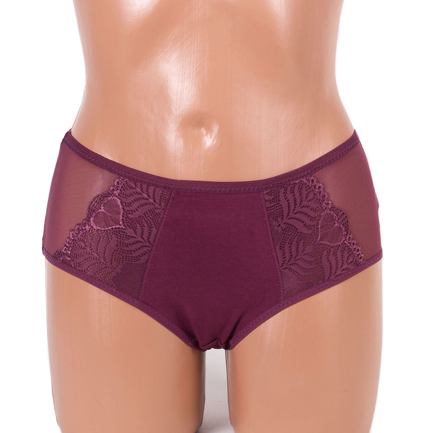 Трусики бавовняні Anttifu 8675 марсала 4005-3