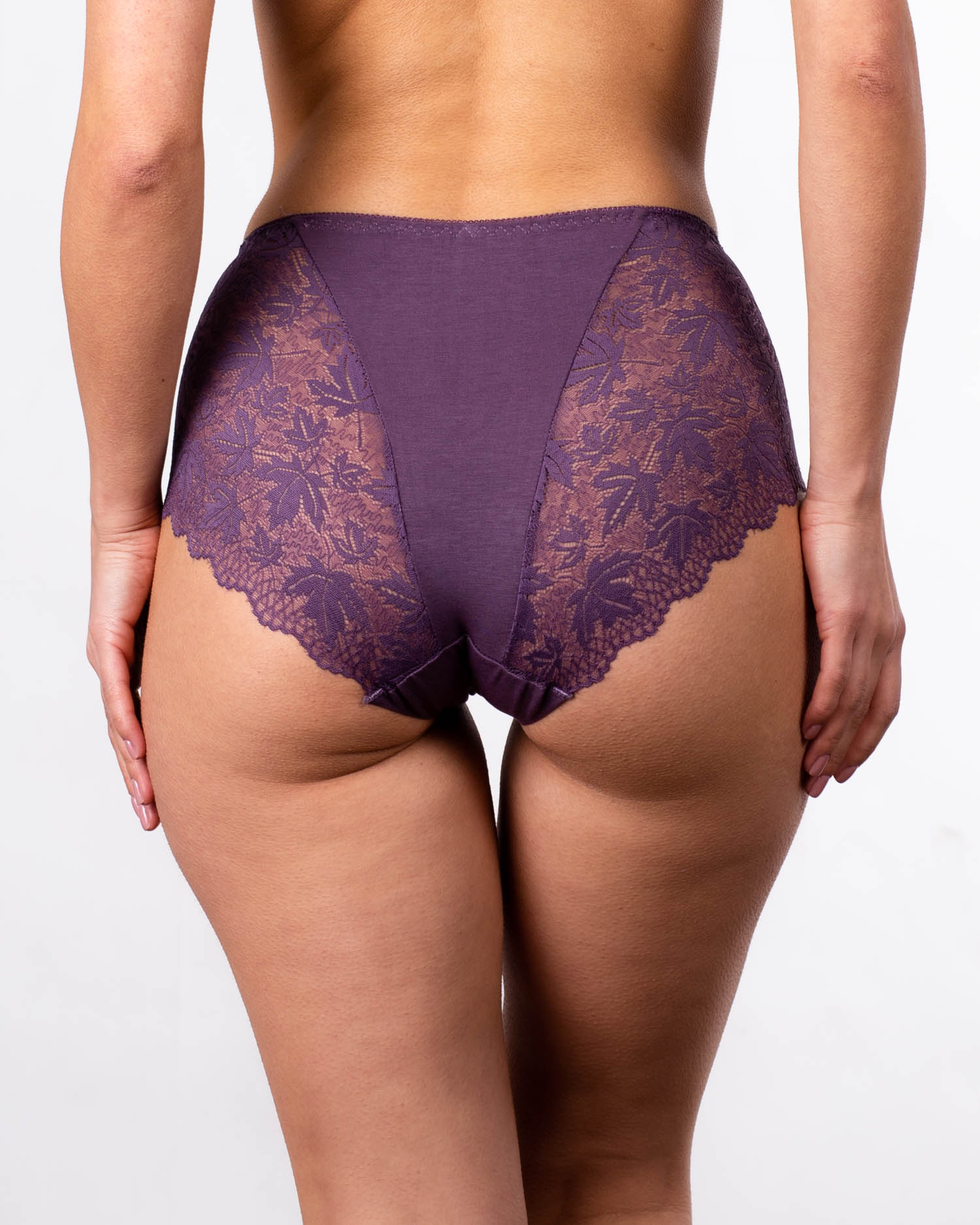 Трусики бавовна з мереживом Biweier 9298 мокко 4209-8