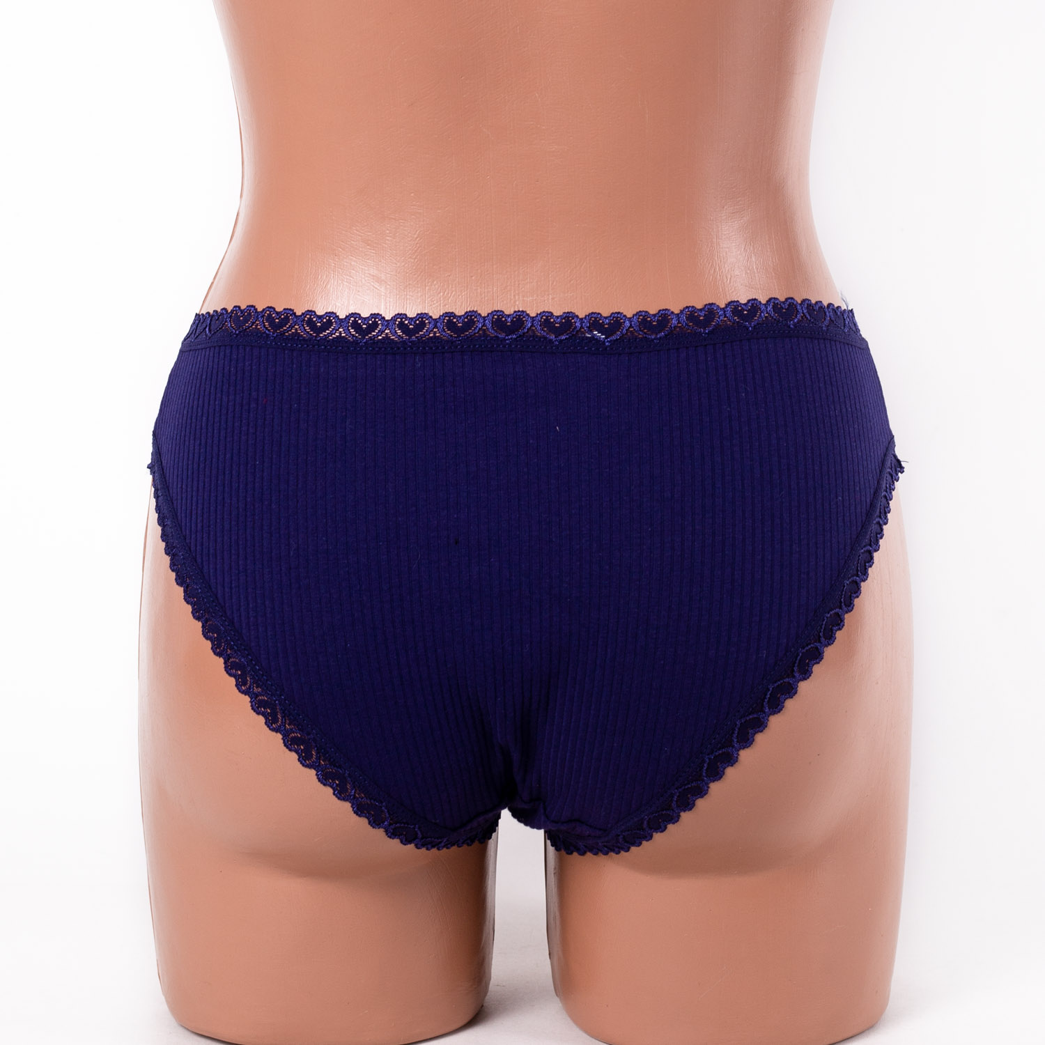 Труси трикотаж рубчик Dyana 9297 сині 4224-3