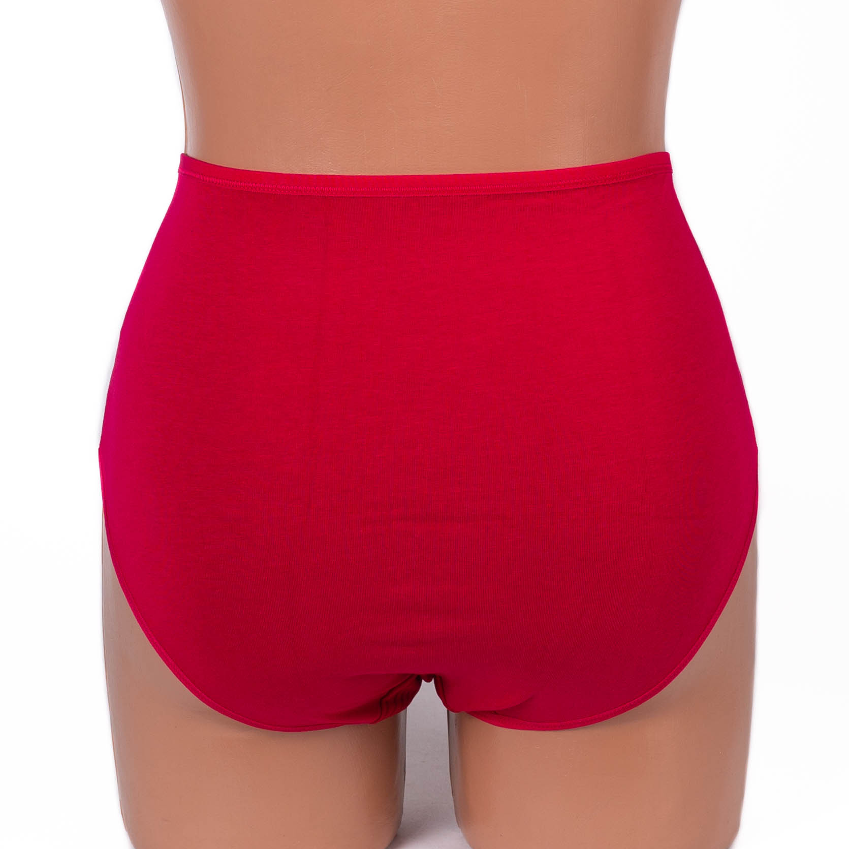 Жіночі трусики бавовна ER and DO 368 малинові k3284-8