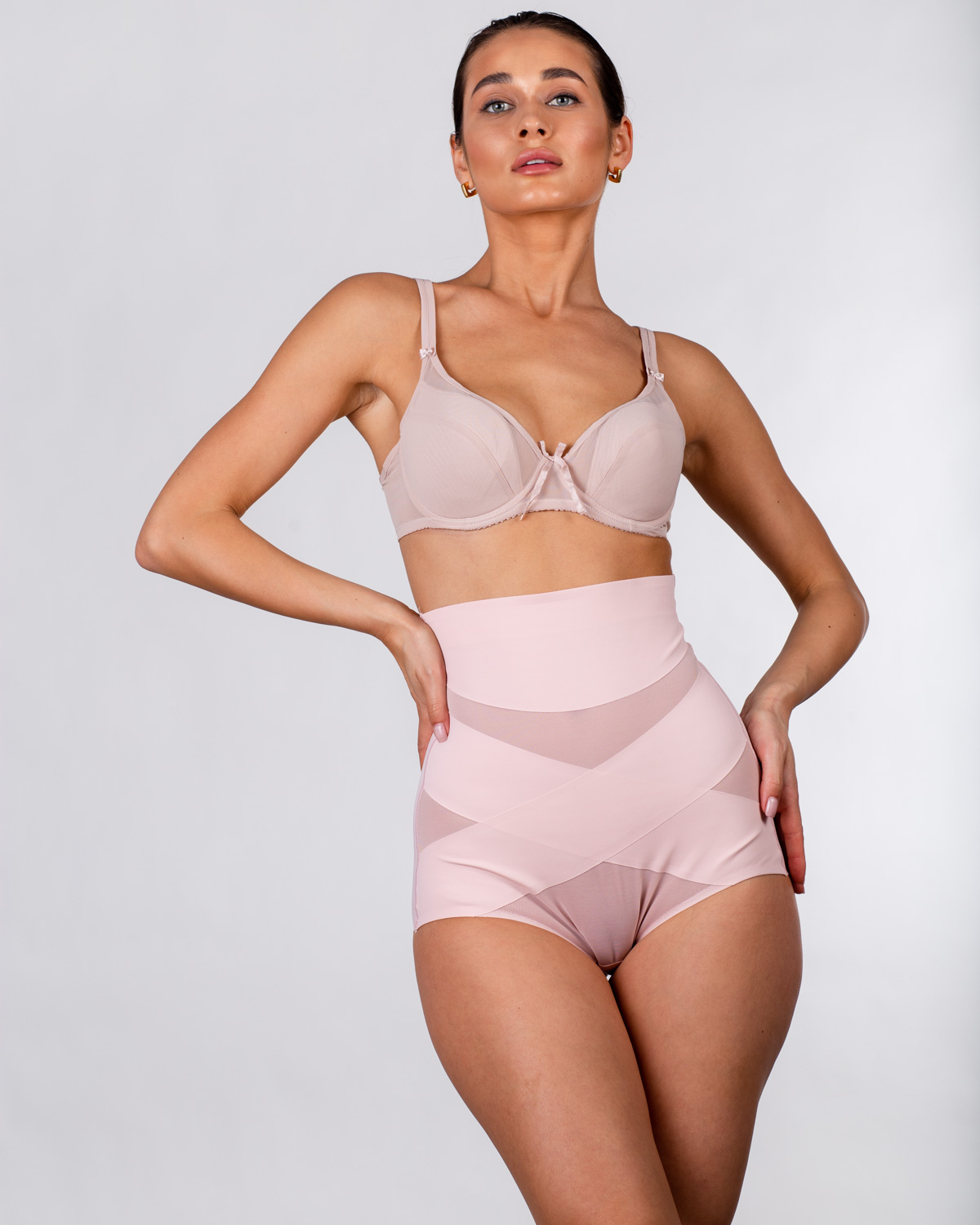 Коригувальні труси Greenice 1040 пудра 7064-2