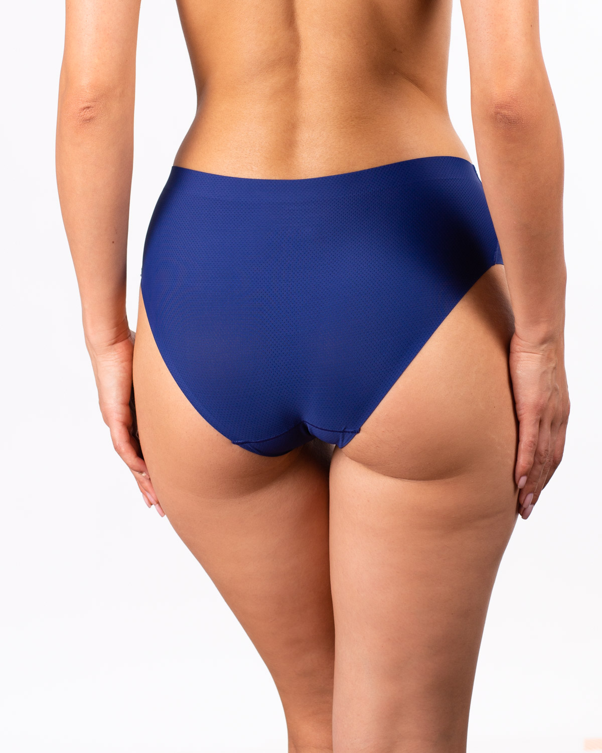 Жіночі безшовні трусики з перфорацією Greenice 1026 сині 4197-3