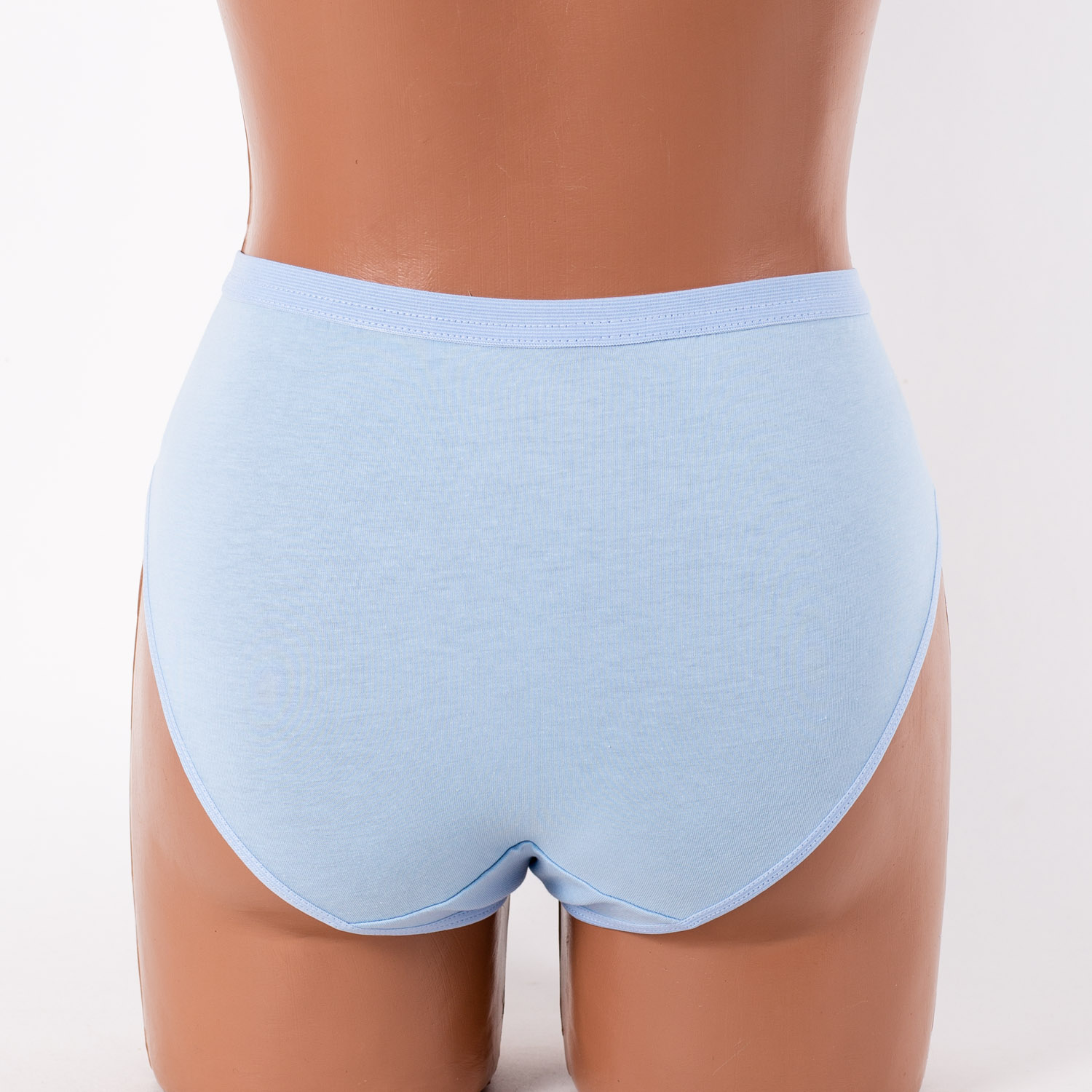 Трусики жіночі сліп бавовна з мереживом MDL 4003 блакитні k3449-24