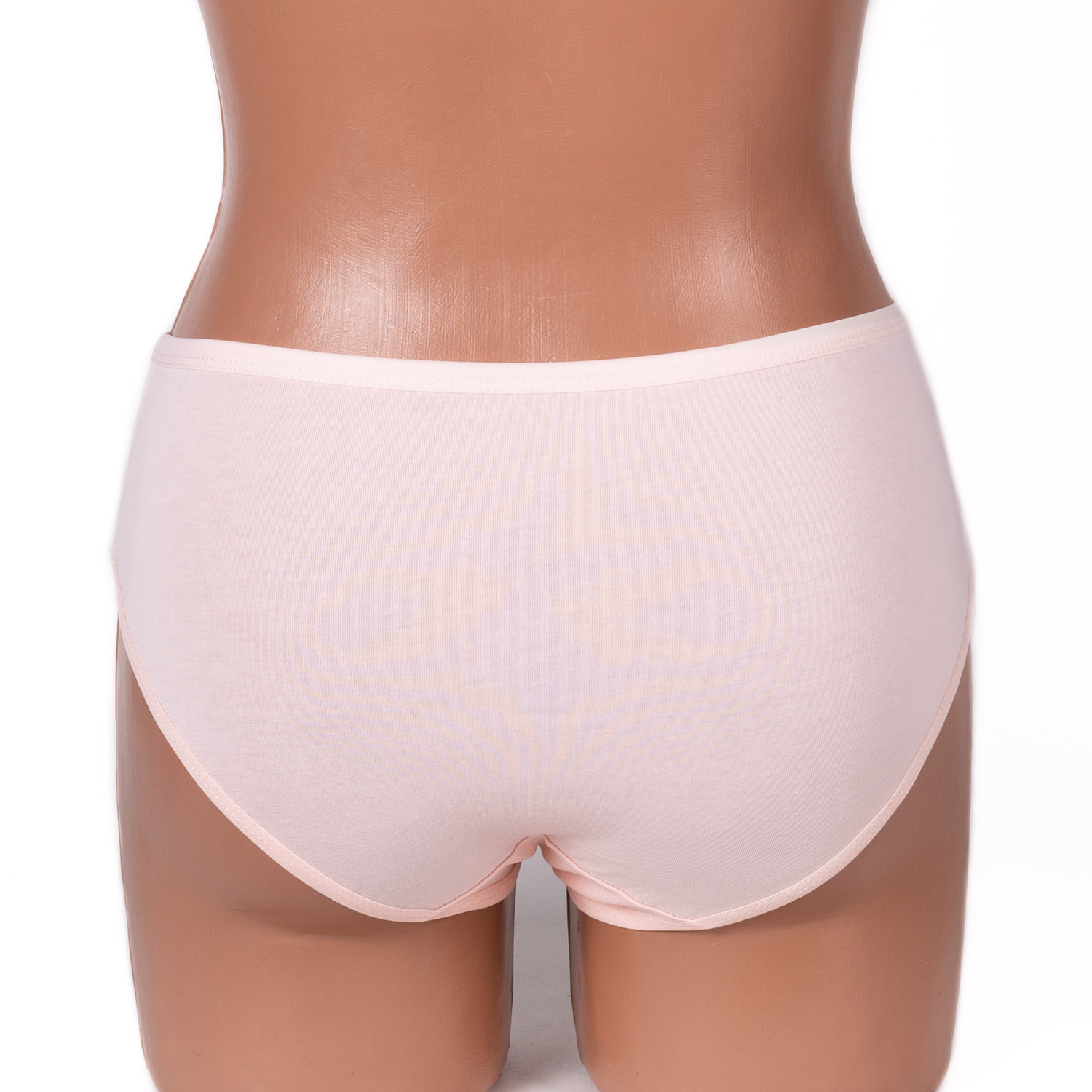 Трусики жіночі сліп бавовна з мереживом MDL 4003 персикові k3449-23